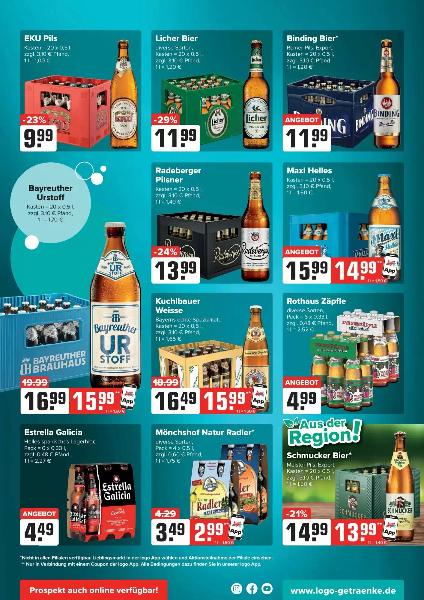 Logo Getränkemarkt Prospekt (ab 19.07.2026) zum Blättern - Seite 2