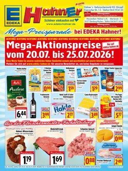 EDEKA Hahner Prospekt (ab 19.07.2026) zum Blättern