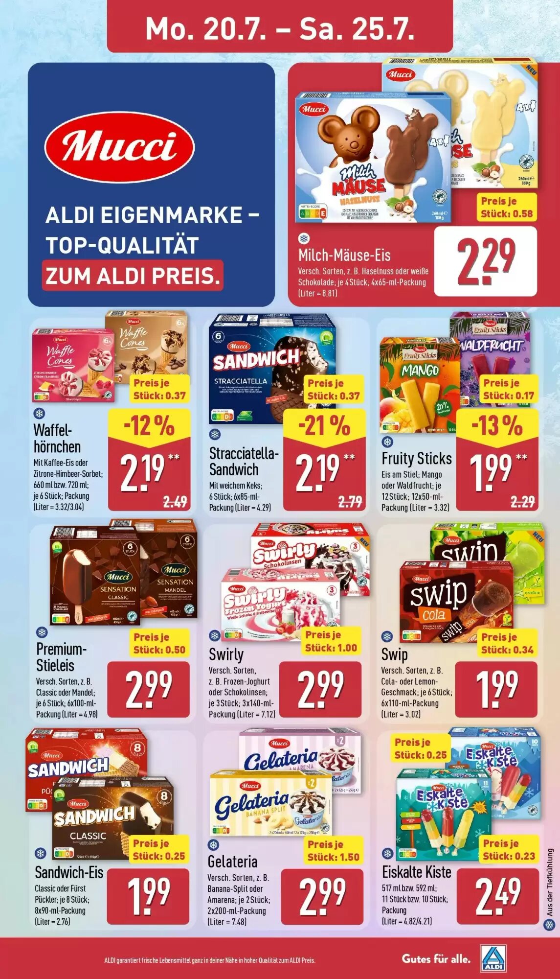 Aldi Nord Prospekt (ab 19.07.2026) zum Blättern - Seite 13