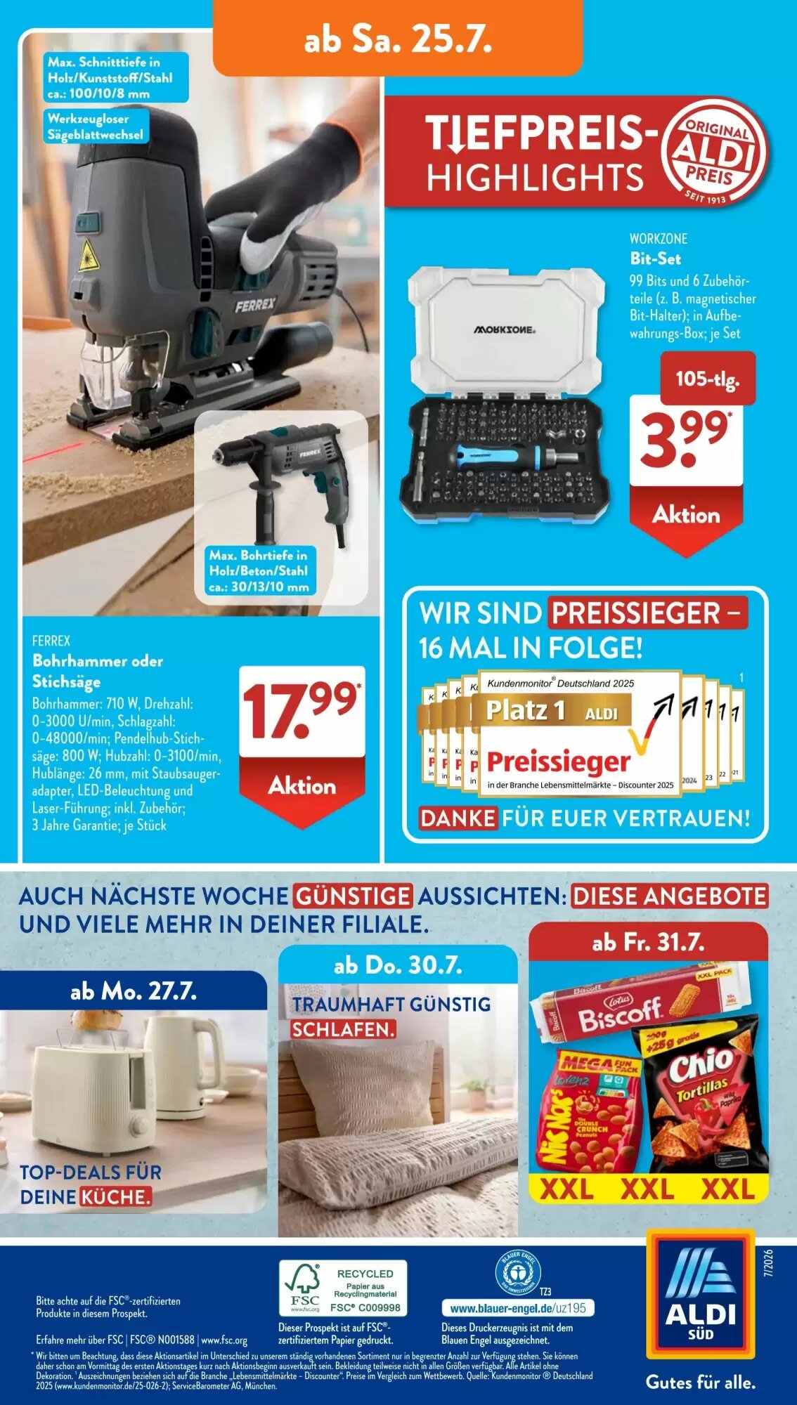 Aldi Süd Prospekt (ab 20.07.2026) zum Blättern - Seite 17