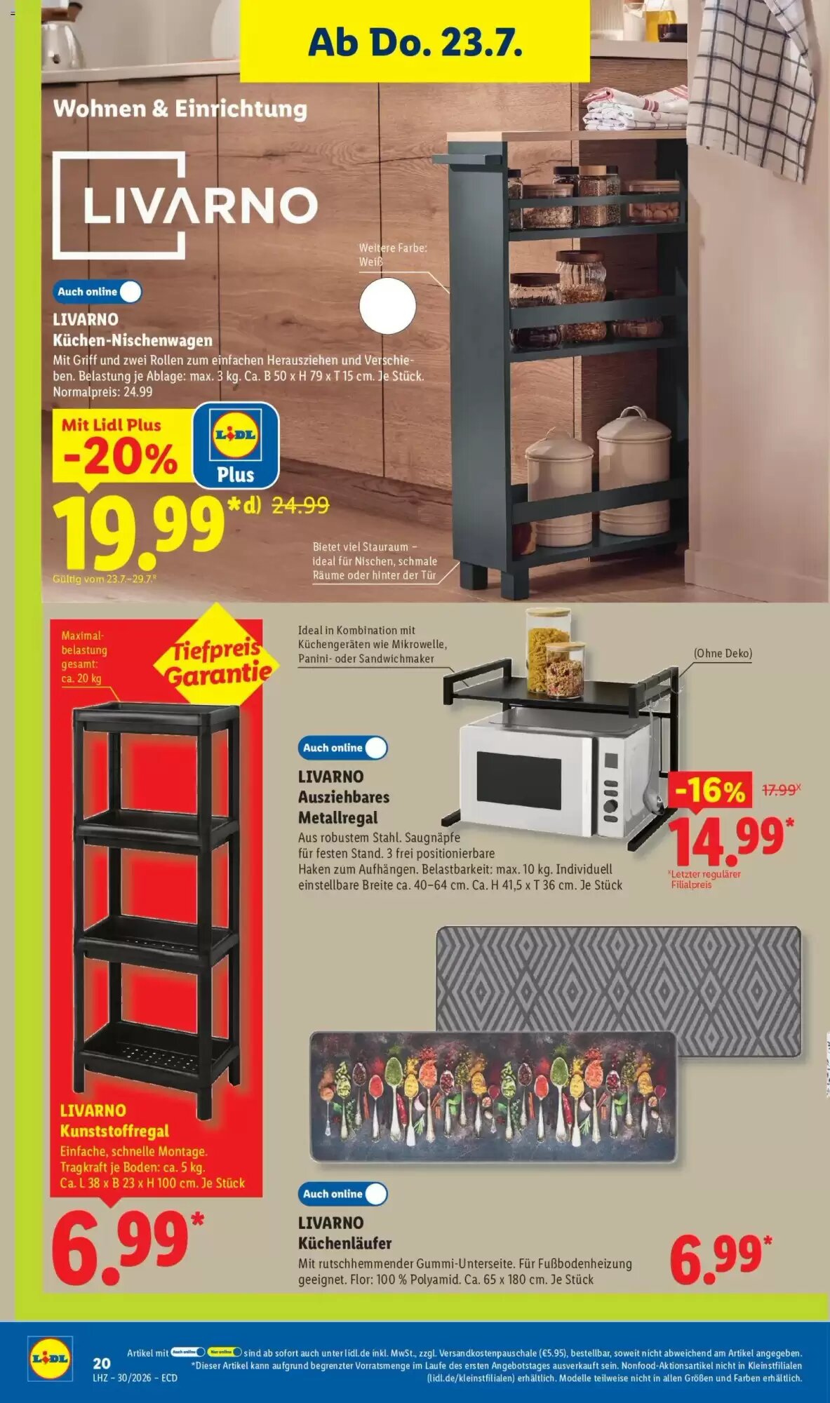 Lidl Prospekt (ab 20.07.2026) zum Blättern - Seite 18