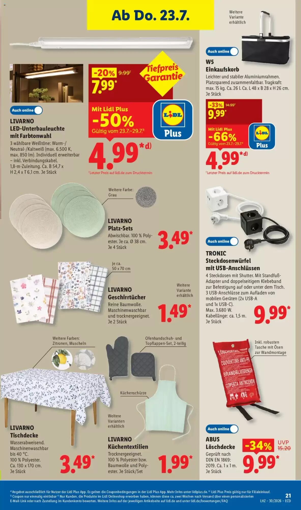 Lidl Prospekt (ab 20.07.2026) zum Blättern - Seite 19