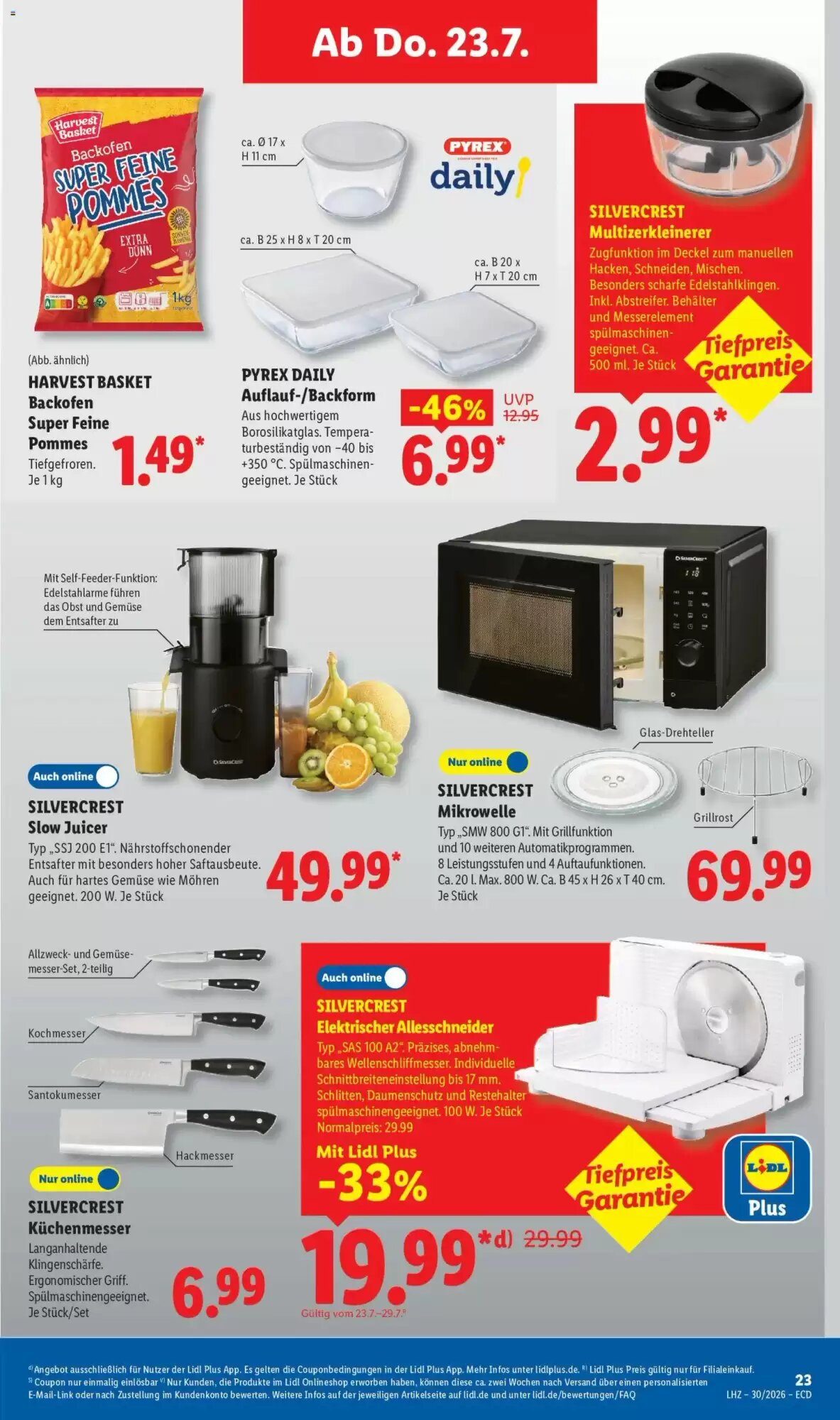 Lidl Prospekt (ab 20.07.2026) zum Blättern - Seite 23
