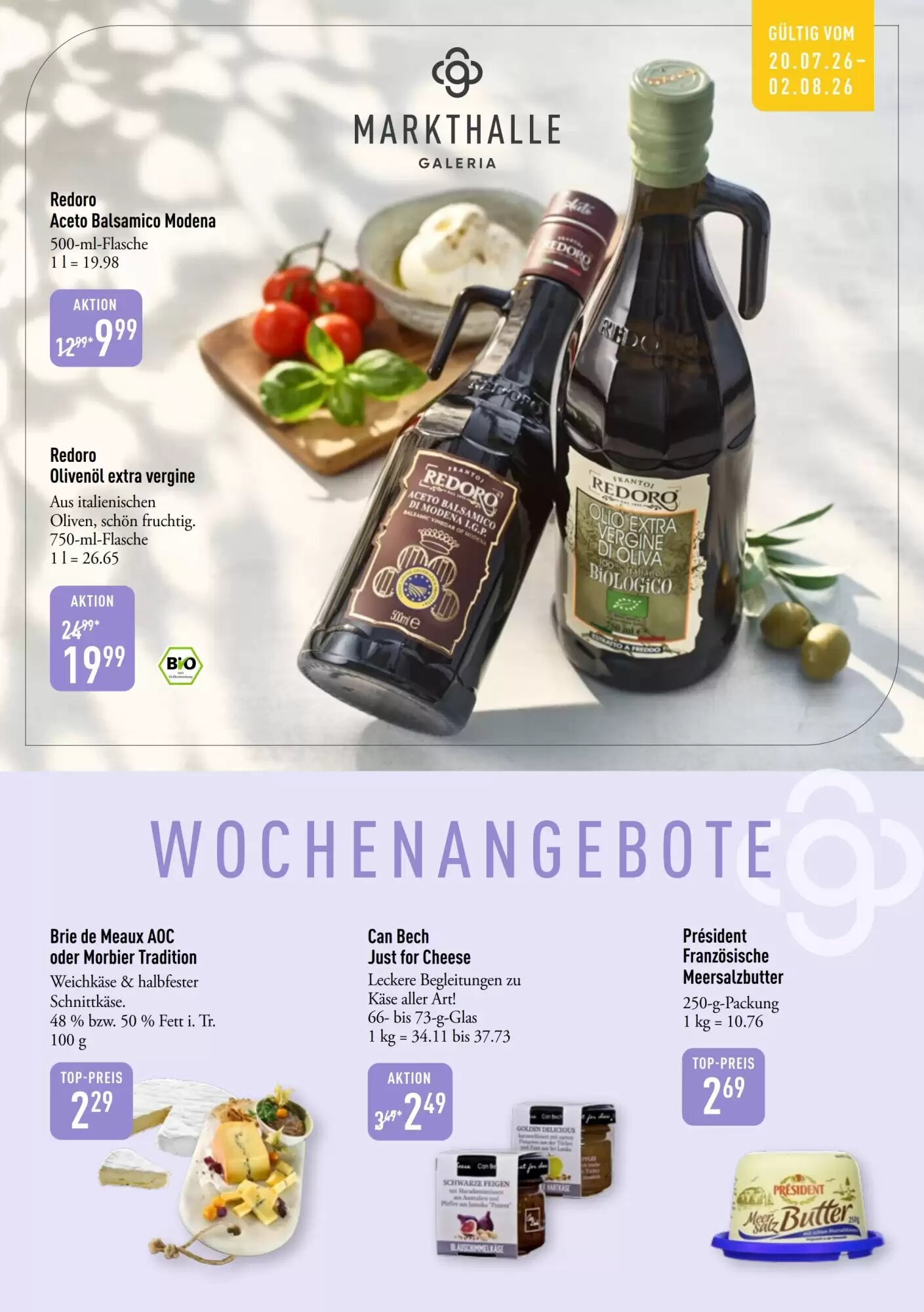 Galeria Markthalle Prospekt (ab 20.07.2026) zum Blättern - Seite 1