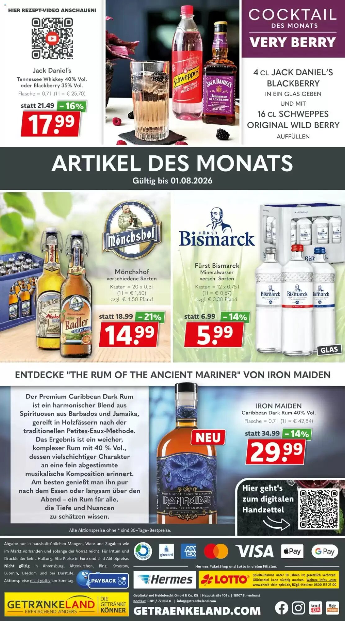 Getränkeland Prospekt (ab 20.07.2026) zum Blättern - Seite 8