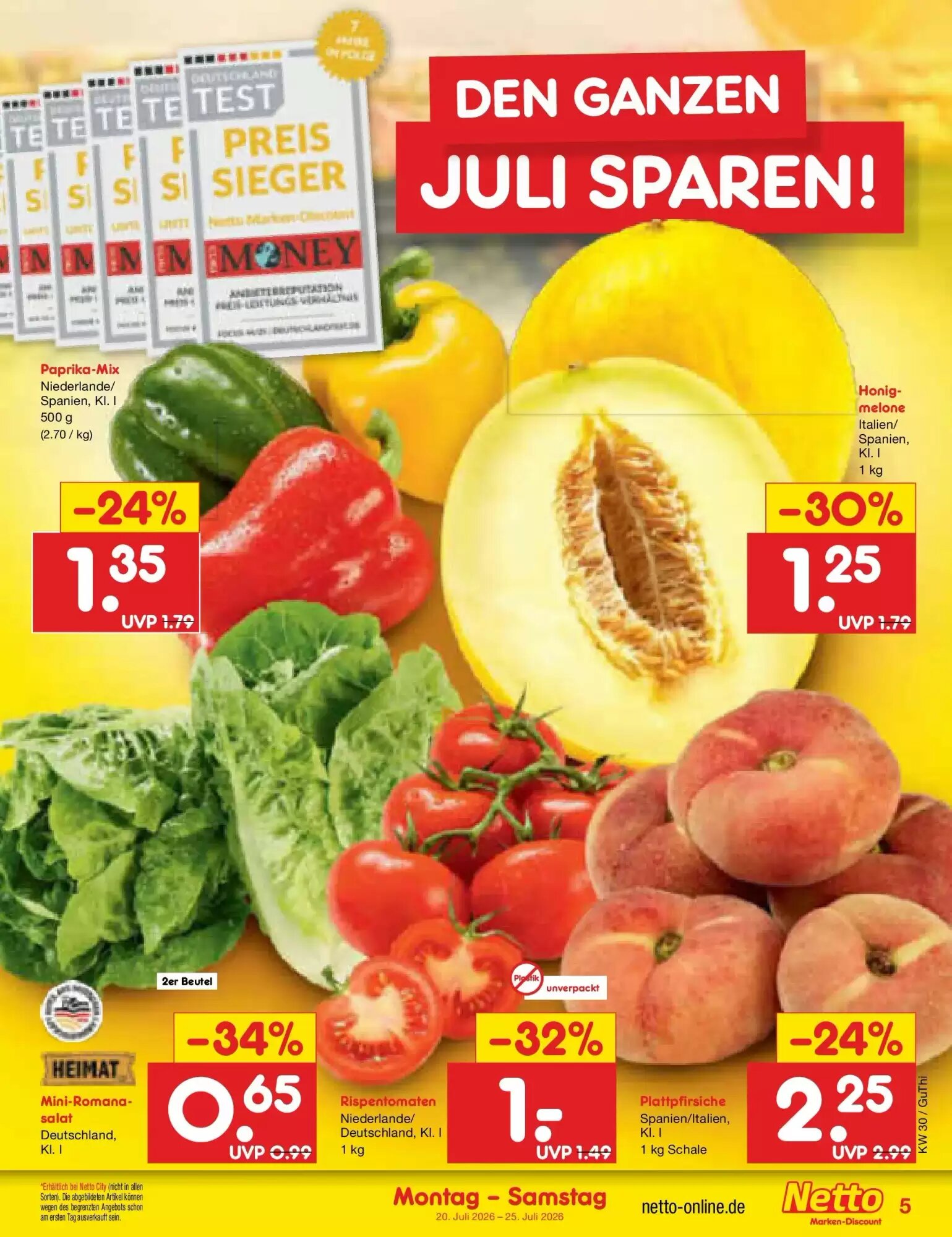 Netto Marken-Discount Prospekt (ab 20.07.2026) zum Blättern - Seite 5