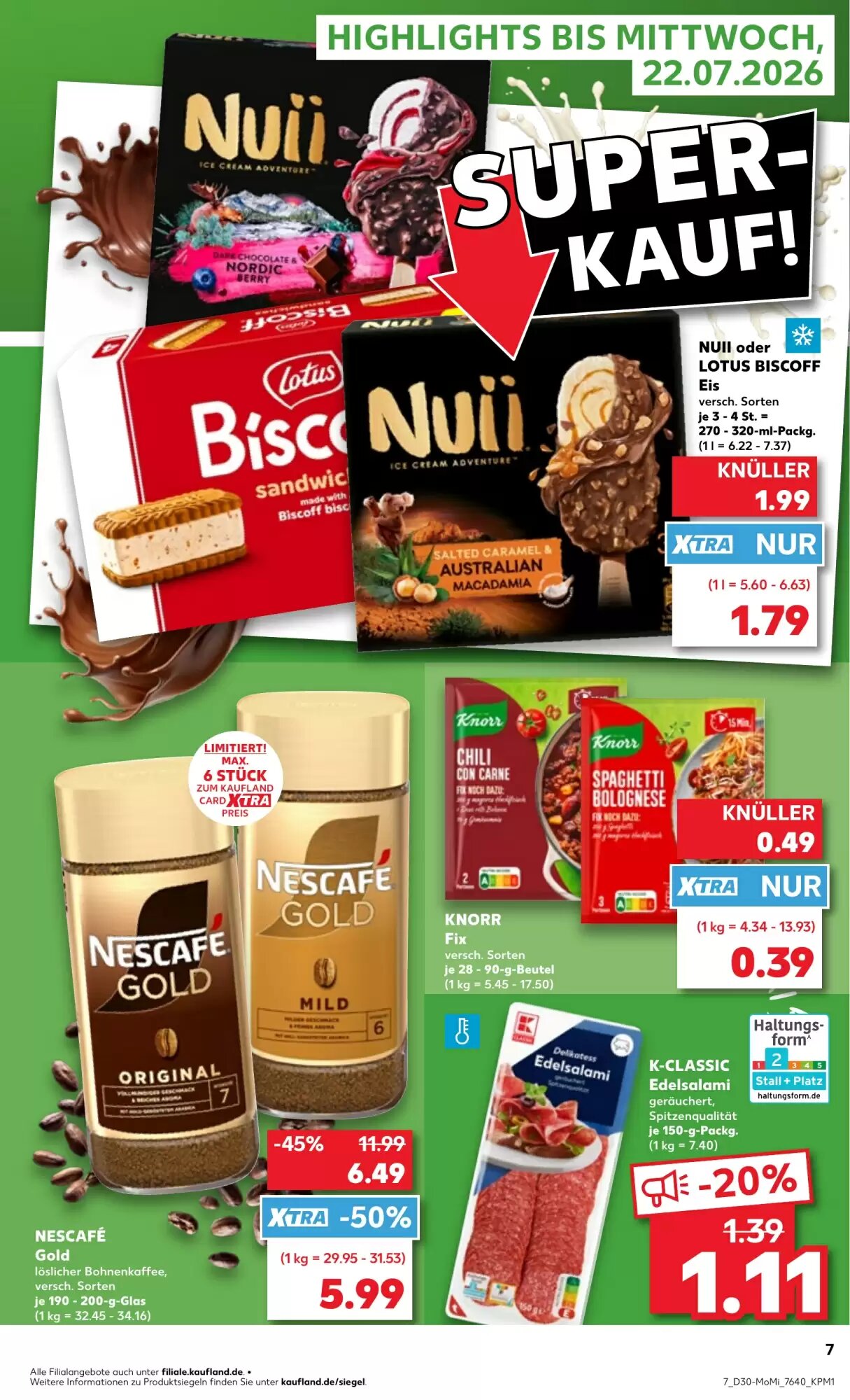 Kaufland Prospekt (ab 20.07.2026) zum Blättern - Seite 7