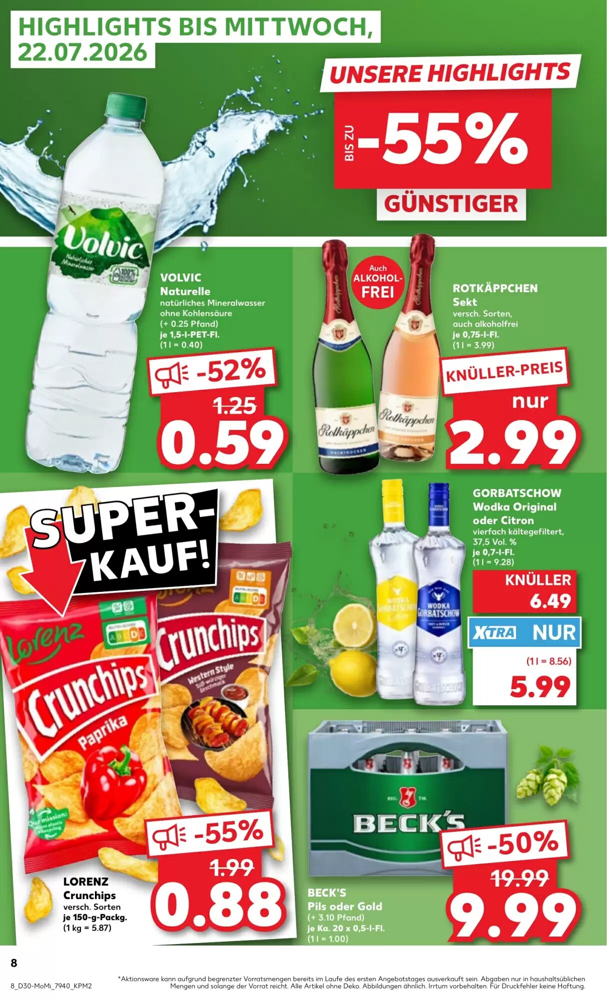 Kaufland Prospekt (ab 20.07.2026) zum Blättern - Seite 8