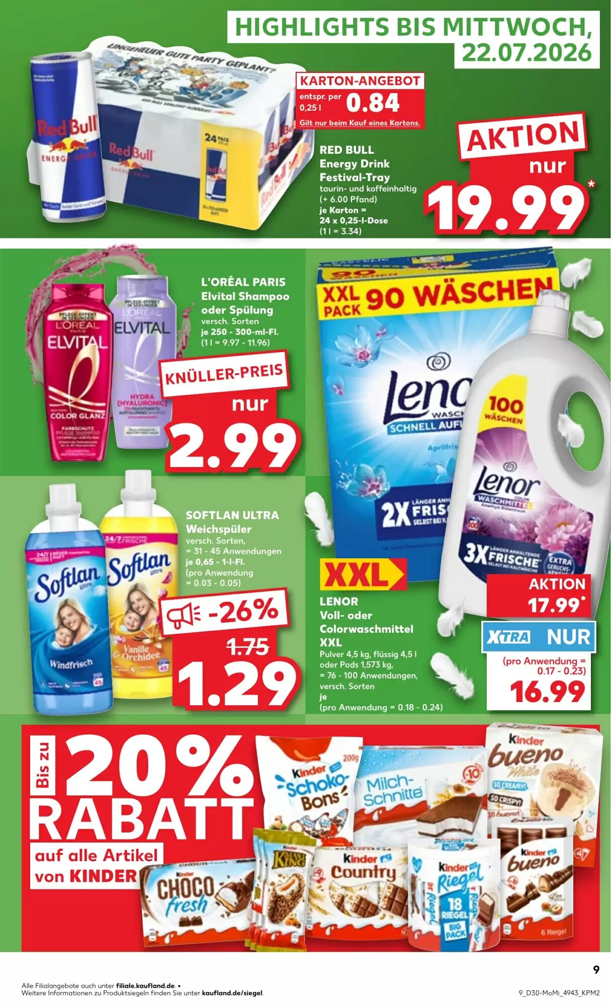 Kaufland Prospekt (ab 20.07.2026) zum Blättern - Seite 9