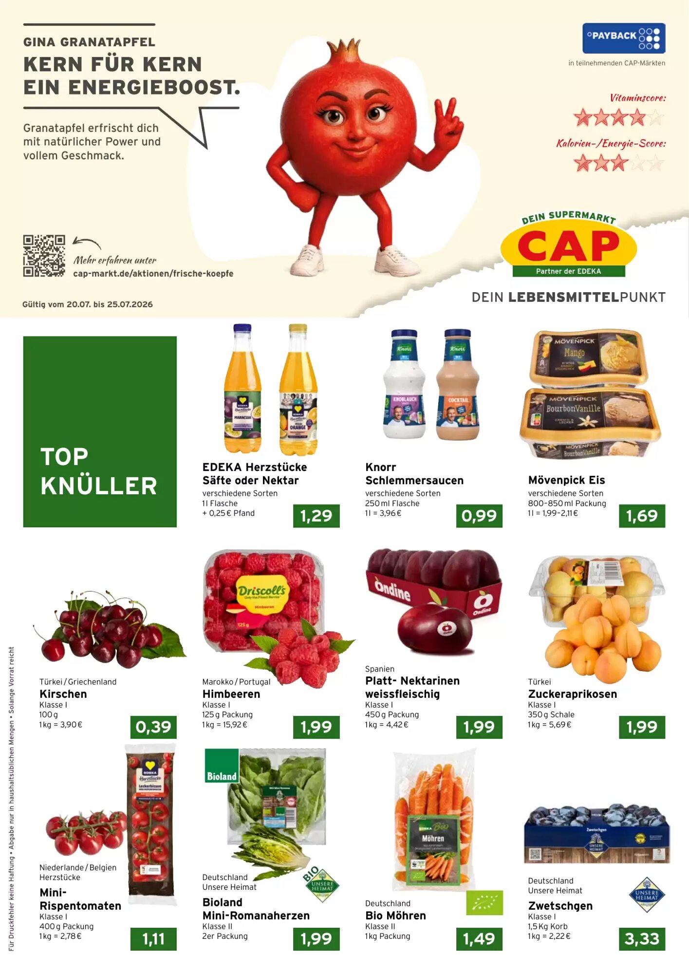 CAP Markt Prospekt (ab 20.07.2026) zum Blättern - Seite 1
