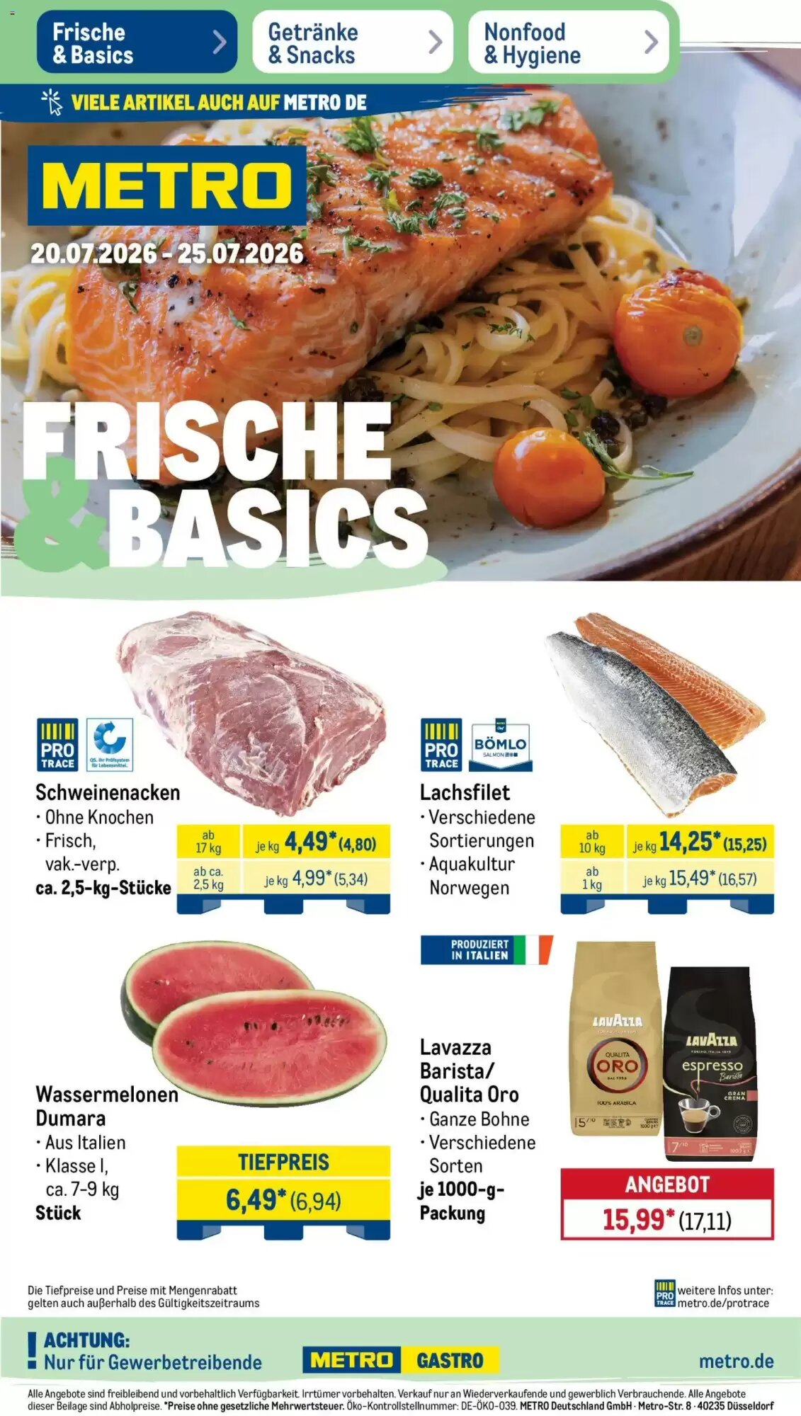 METRO Prospekt (ab 20.07.2026) zum Blättern - Seite 1