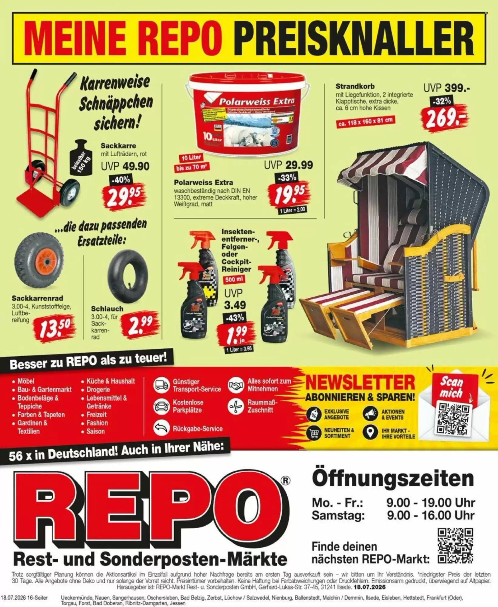 Repo Markt Prospekt (ab 20.07.2026) zum Blättern - Seite 16