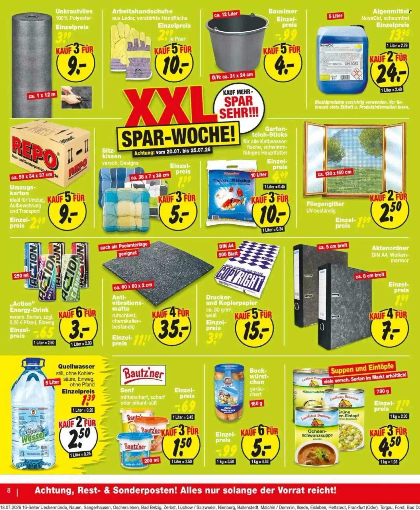 Repo Markt Prospekt (ab 20.07.2026) zum Blättern - Seite 8
