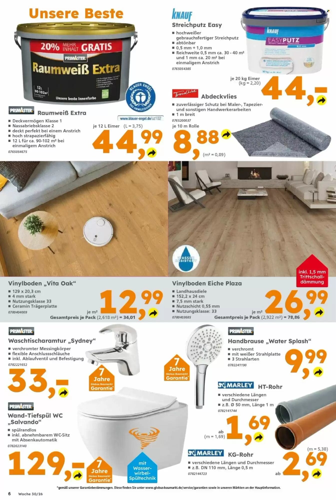 Globus Baumarkt Prospekt (ab 20.07.2026) zum Blättern - Seite 6