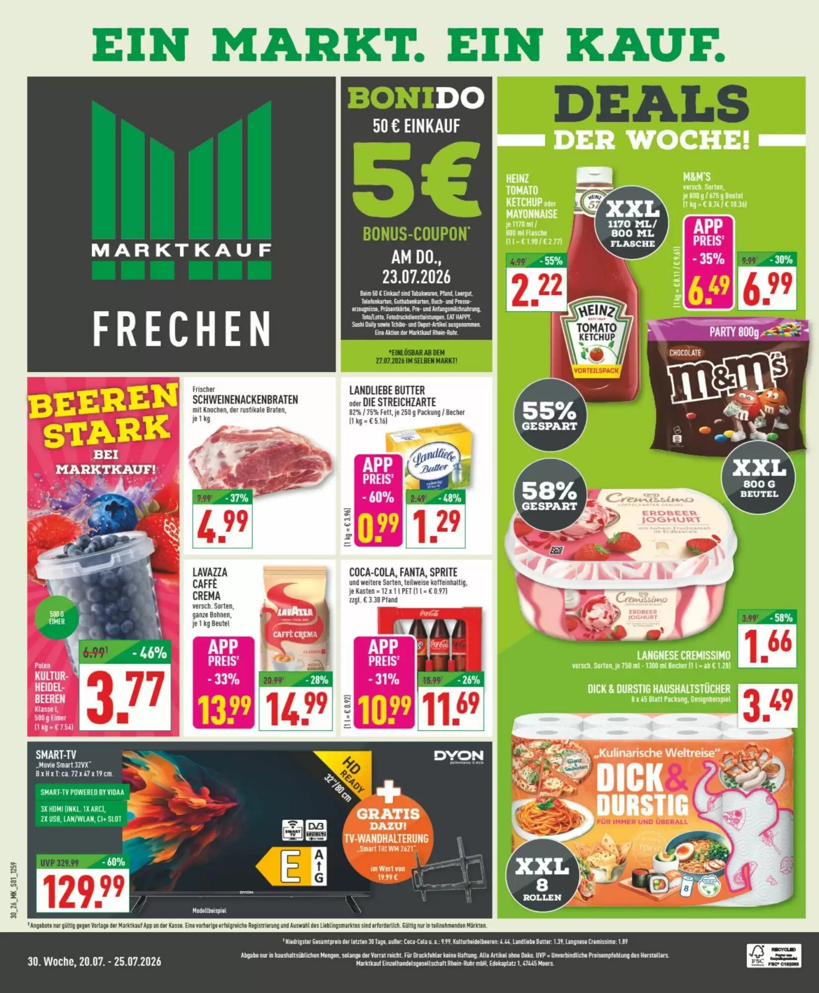 Marktkauf Prospekt (ab 20.07.2026) zum Blättern - Seite 1