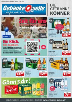 Getränke Quelle Prospekt (ab 20.07.2026) zum Blättern