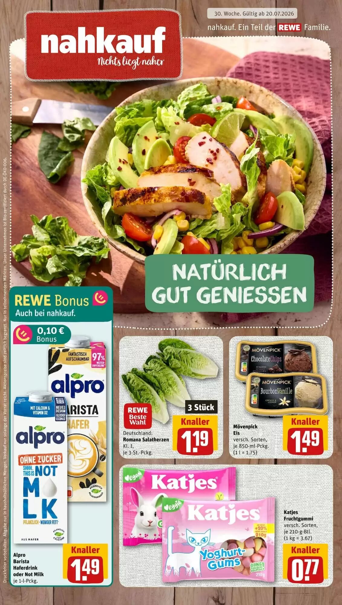 nahkauf Prospekt (ab 20.07.2026) zum Blättern - Seite 1