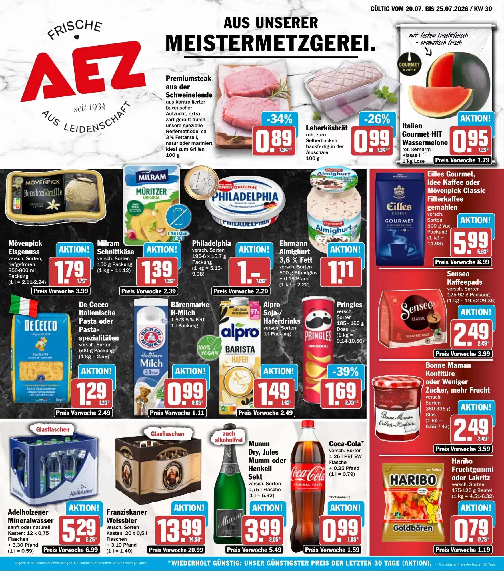 AEZ Prospekt (ab 20.07.2026) zum Blättern - Seite 1