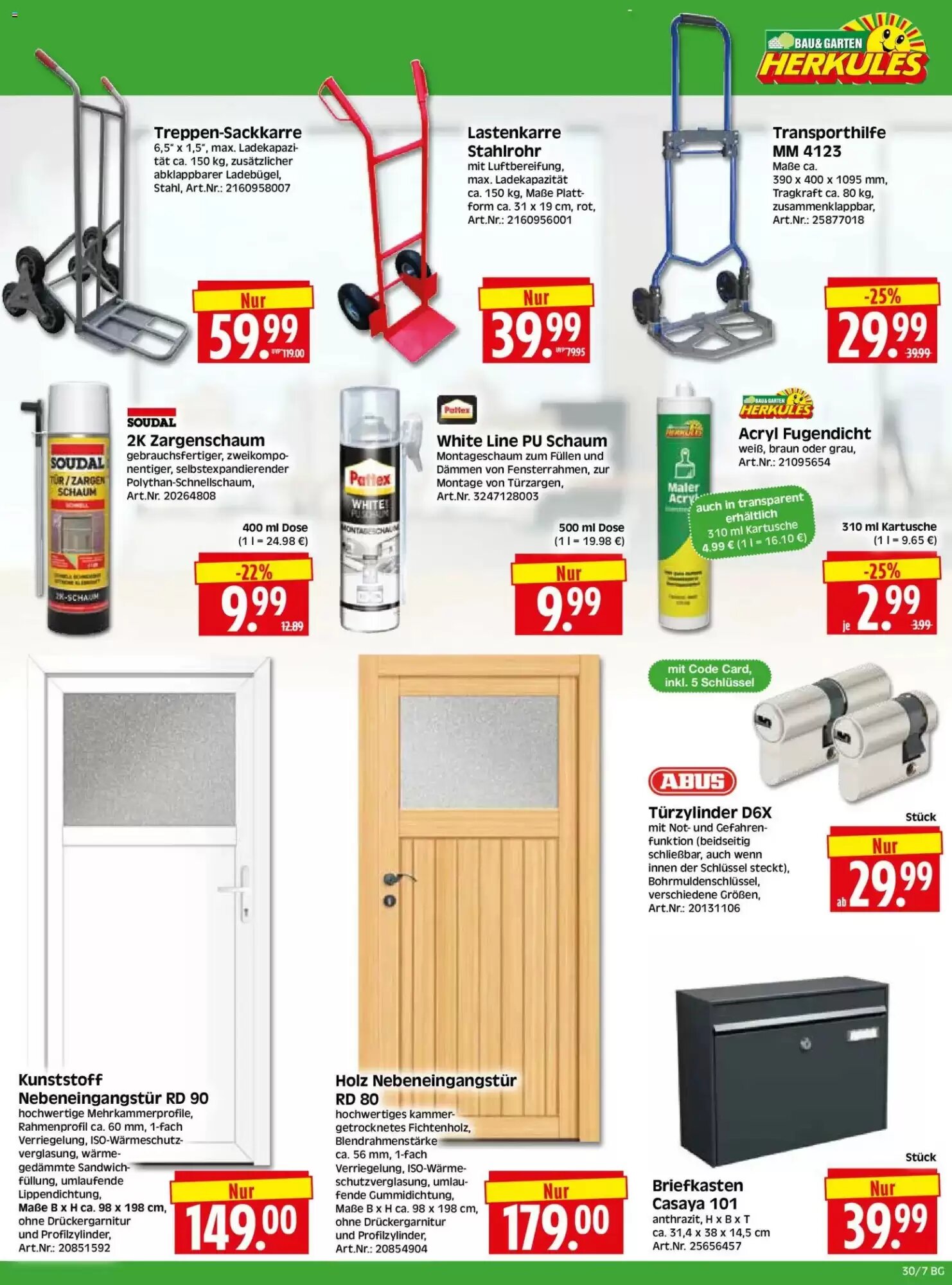 Herkules Baumarkt Prospekt (ab 20.07.2026) zum Blättern - Seite 7