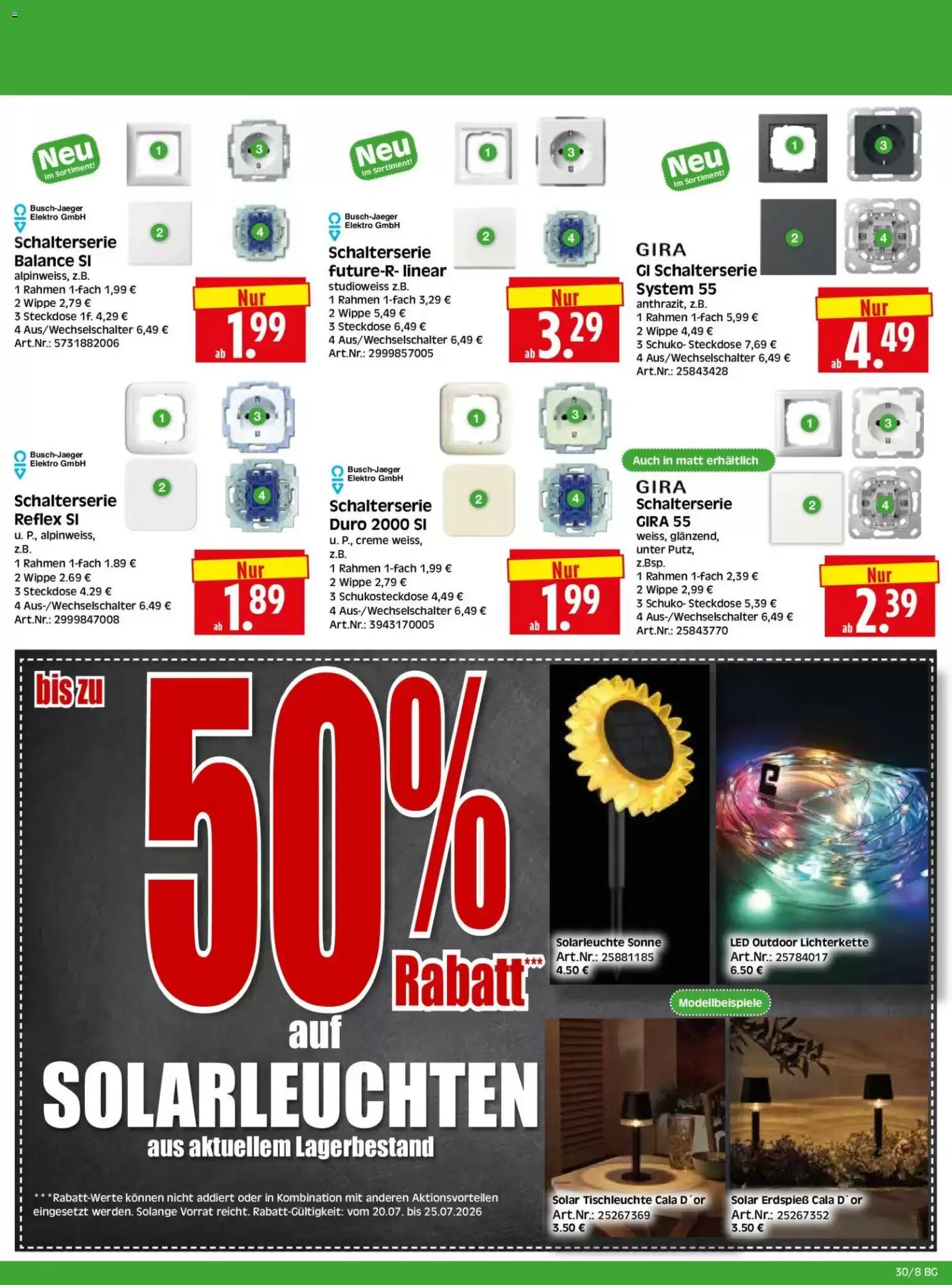 Herkules Baumarkt Prospekt (ab 20.07.2026) zum Blättern - Seite 8