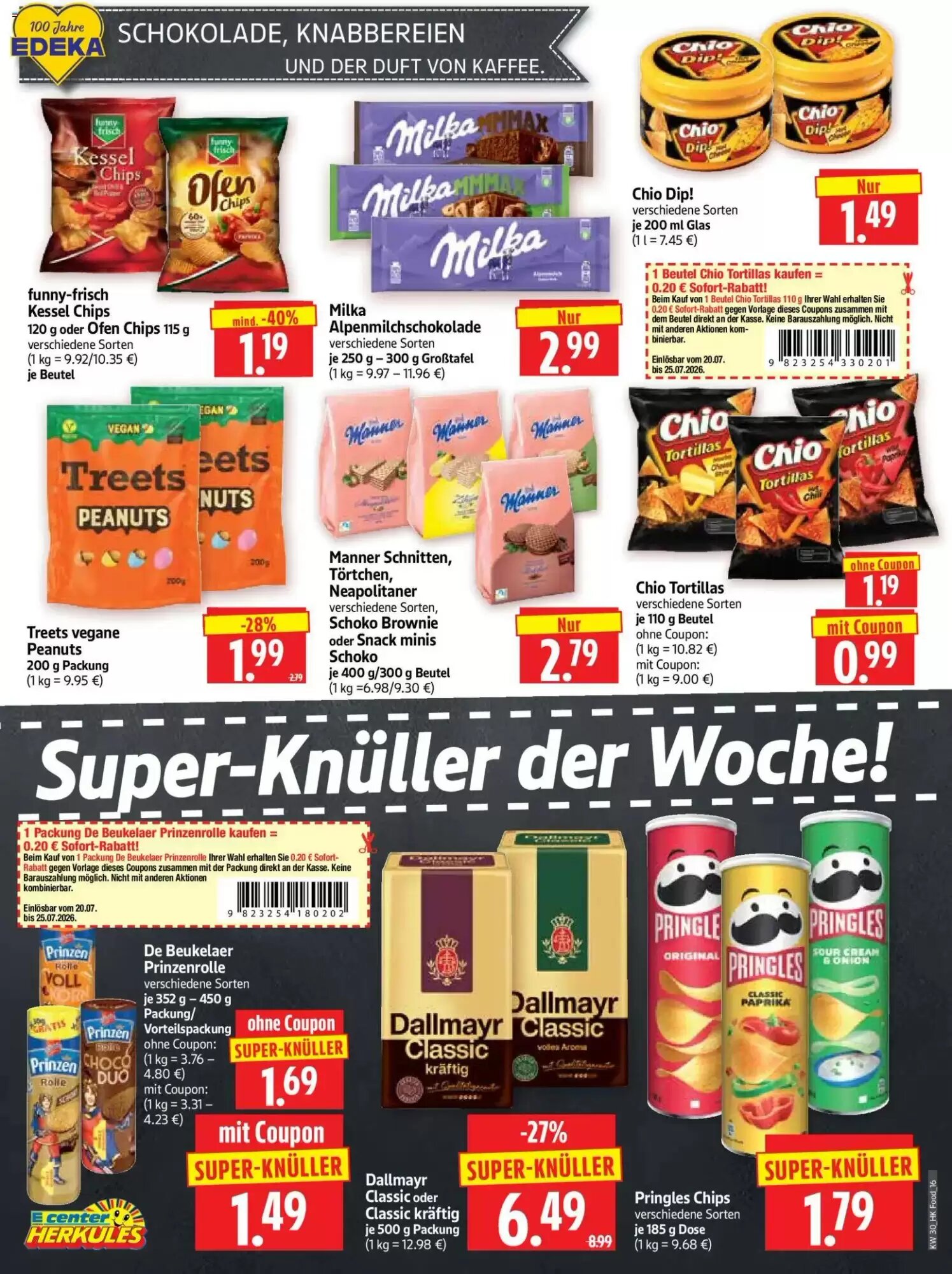 Edeka Herkules Prospekt (ab 20.07.2026) zum Blättern - Seite 16