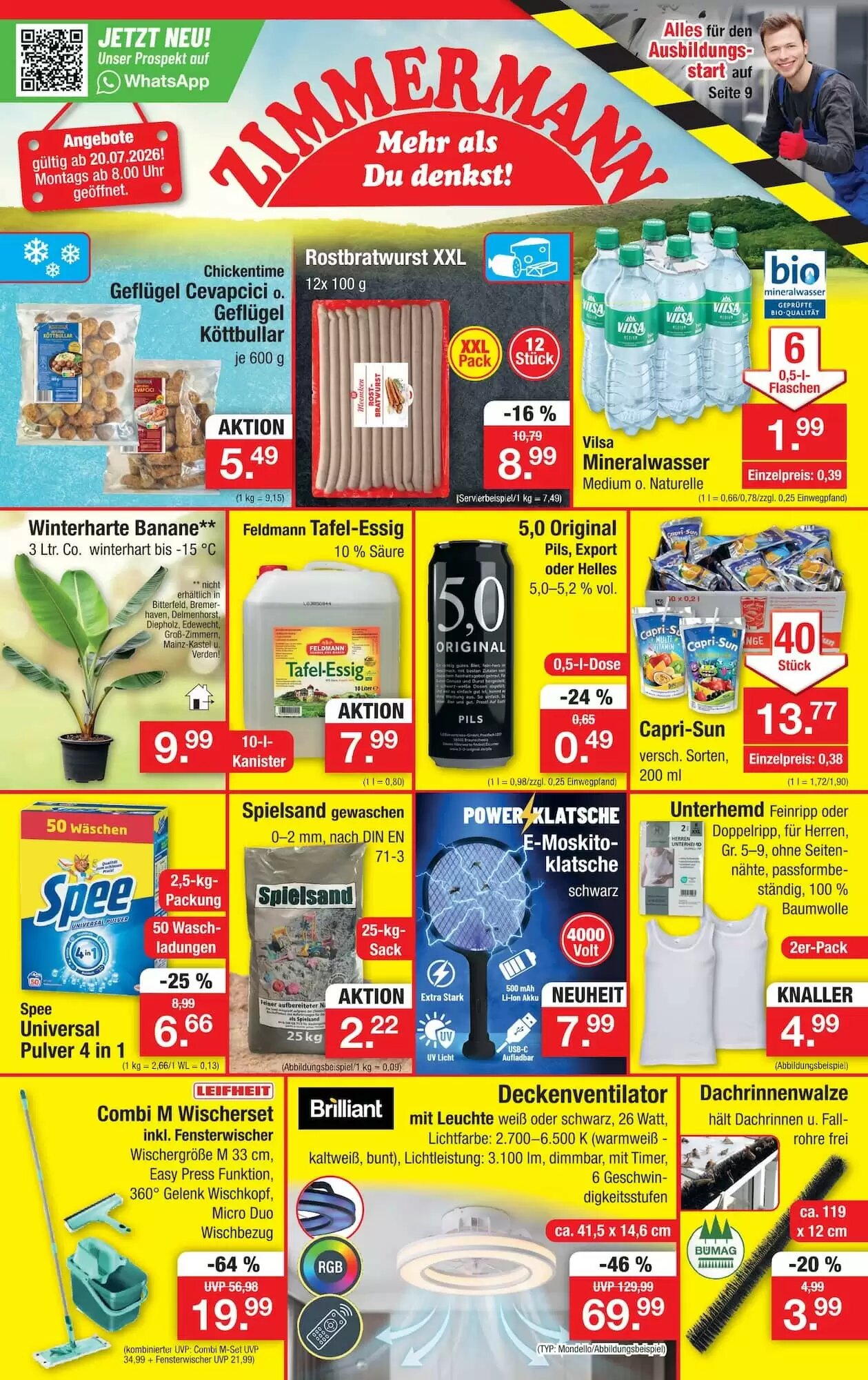 Zimmermann Prospekt (ab 20.07.2026) zum Blättern - Seite 1