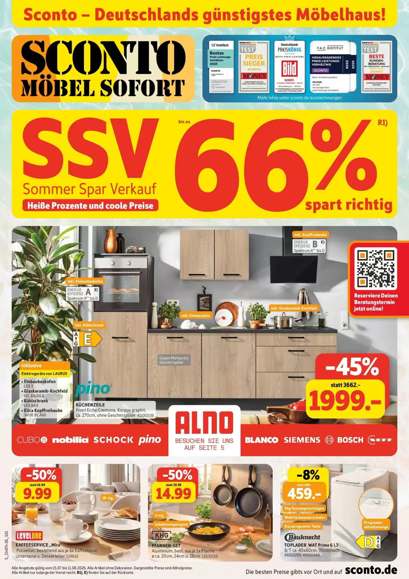 SCONTO Prospekt (ab 20.07.2026) zum Blättern - Seite 1