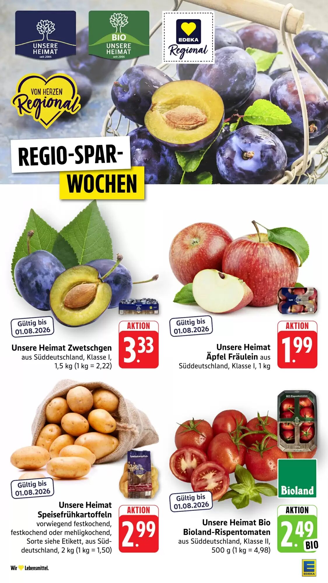 EDEKA Berger Prospekt (ab 20.07.2026) zum Blättern - Seite 8