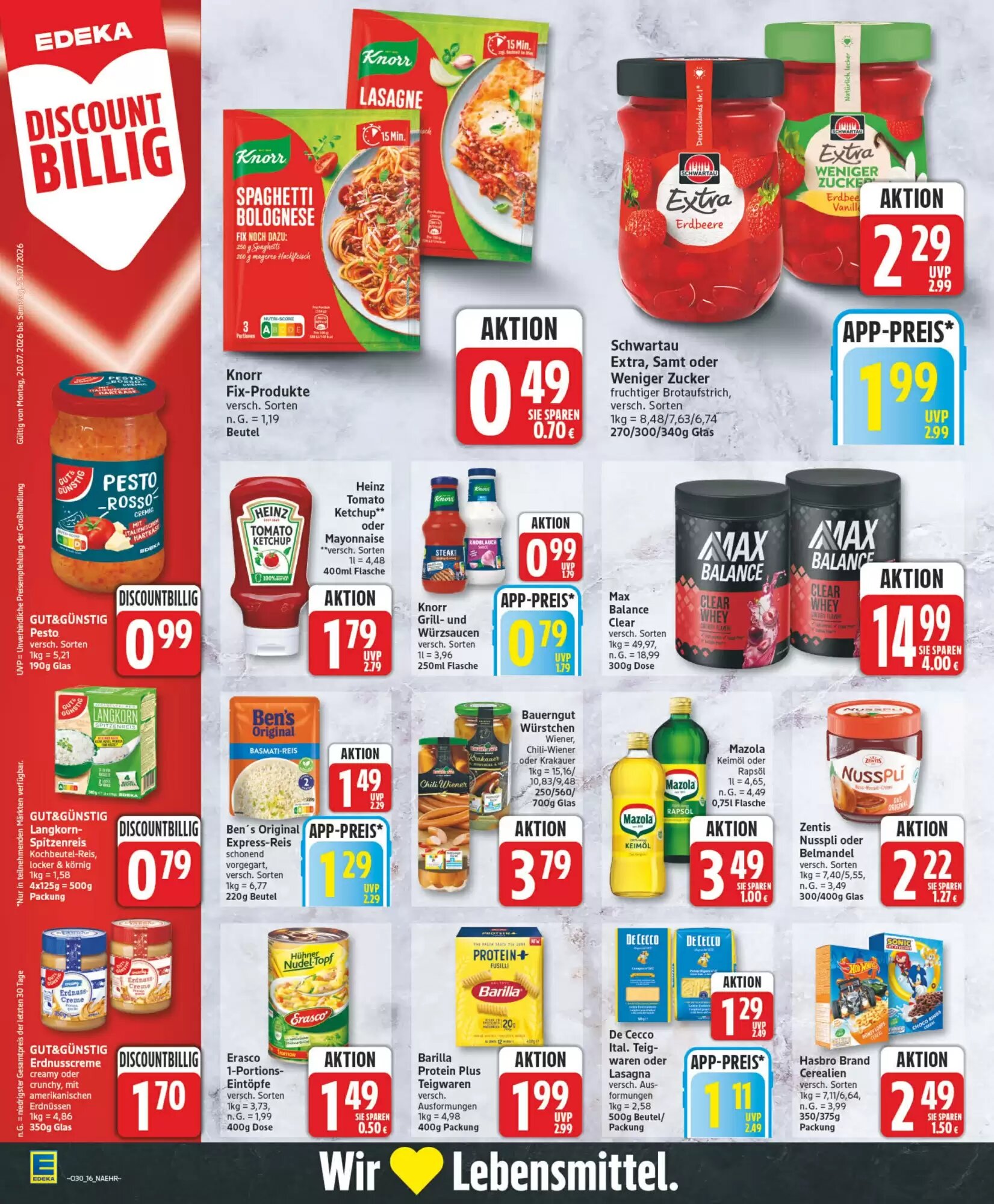Edeka Aktiv Markt Prospekt (ab 20.07.2026) zum Blättern - Seite 16
