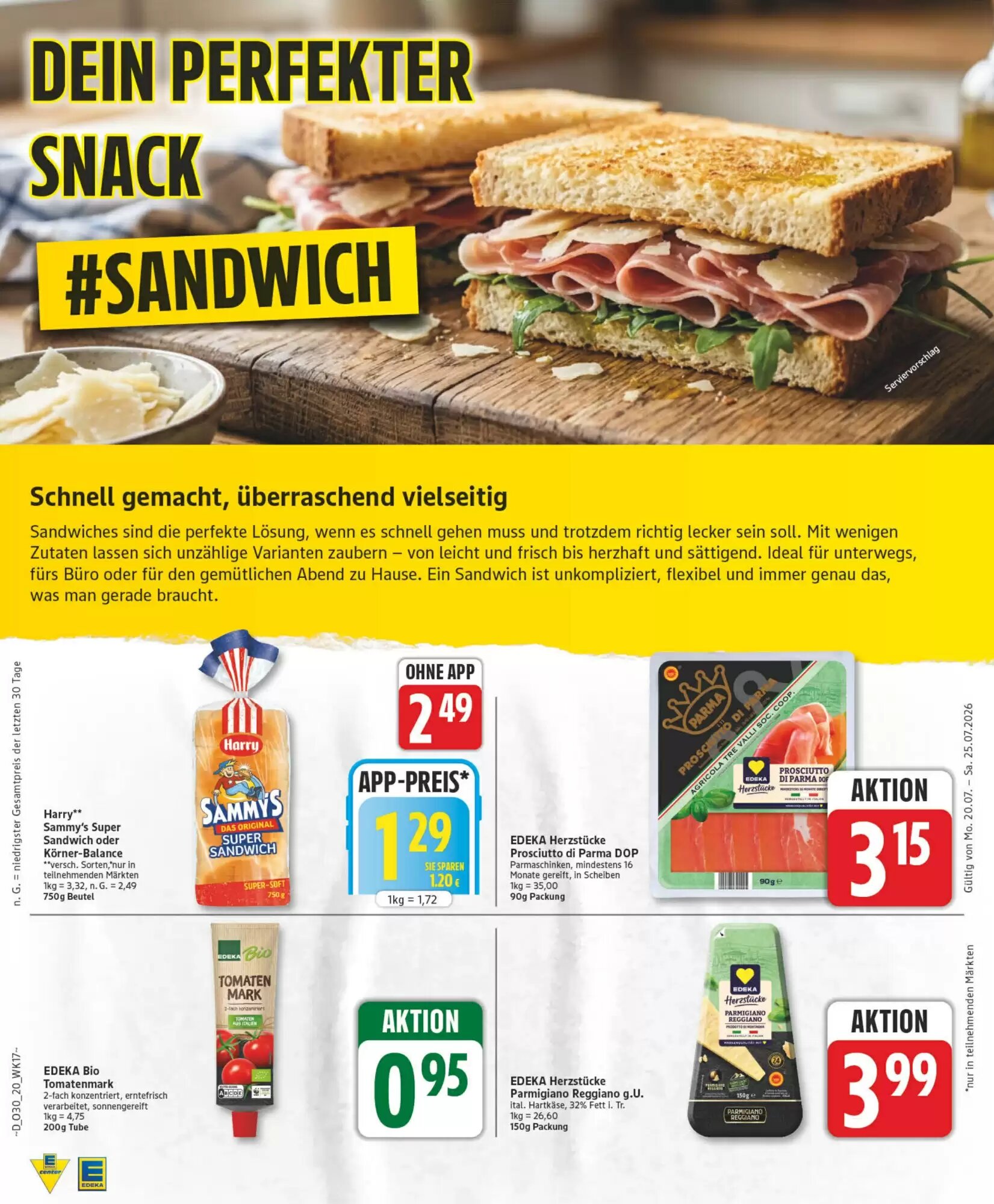 Edeka Aktiv Markt Prospekt (ab 20.07.2026) zum Blättern - Seite 20