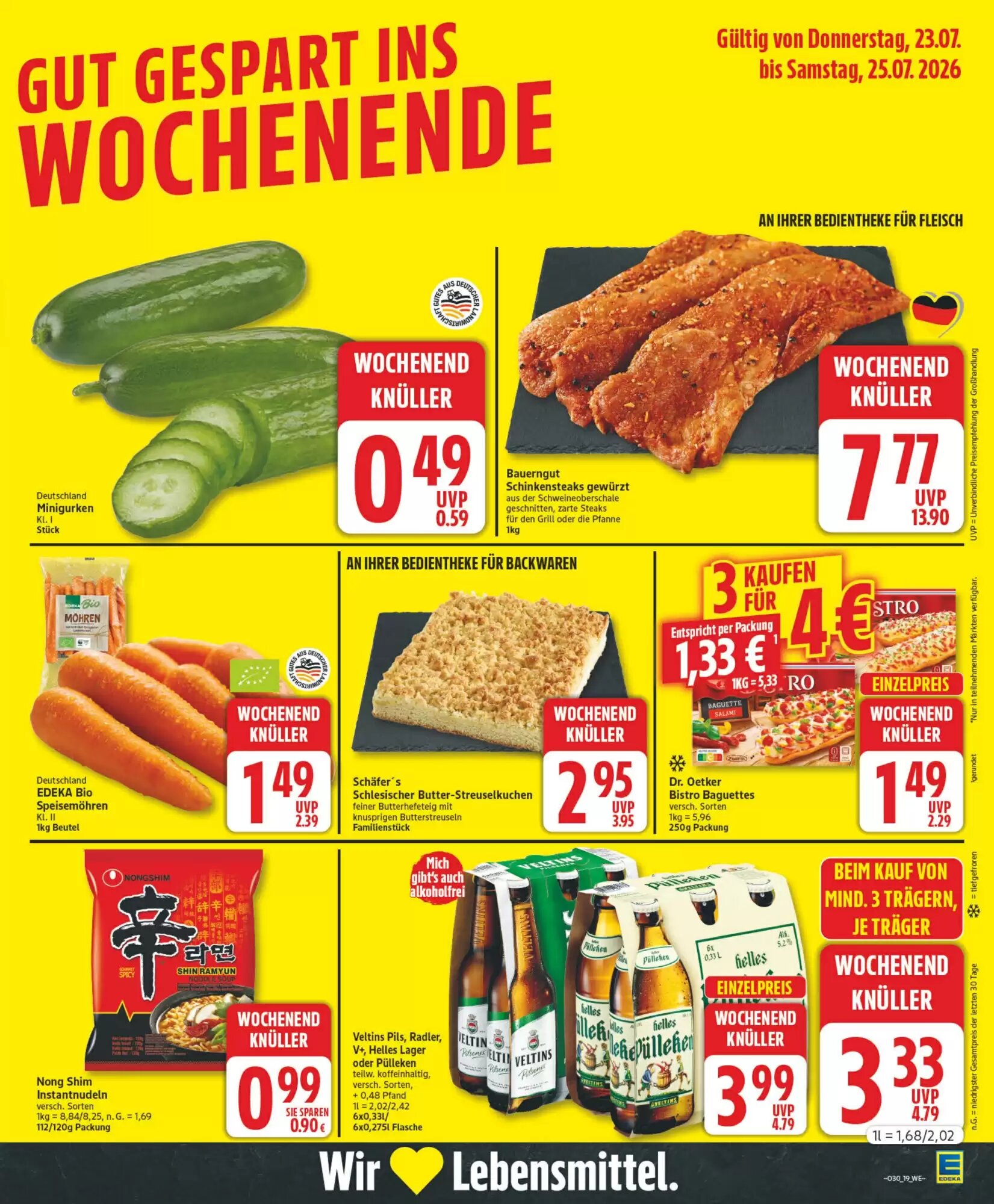 Edeka Aktiv Markt Prospekt (ab 20.07.2026) zum Blättern - Seite 23