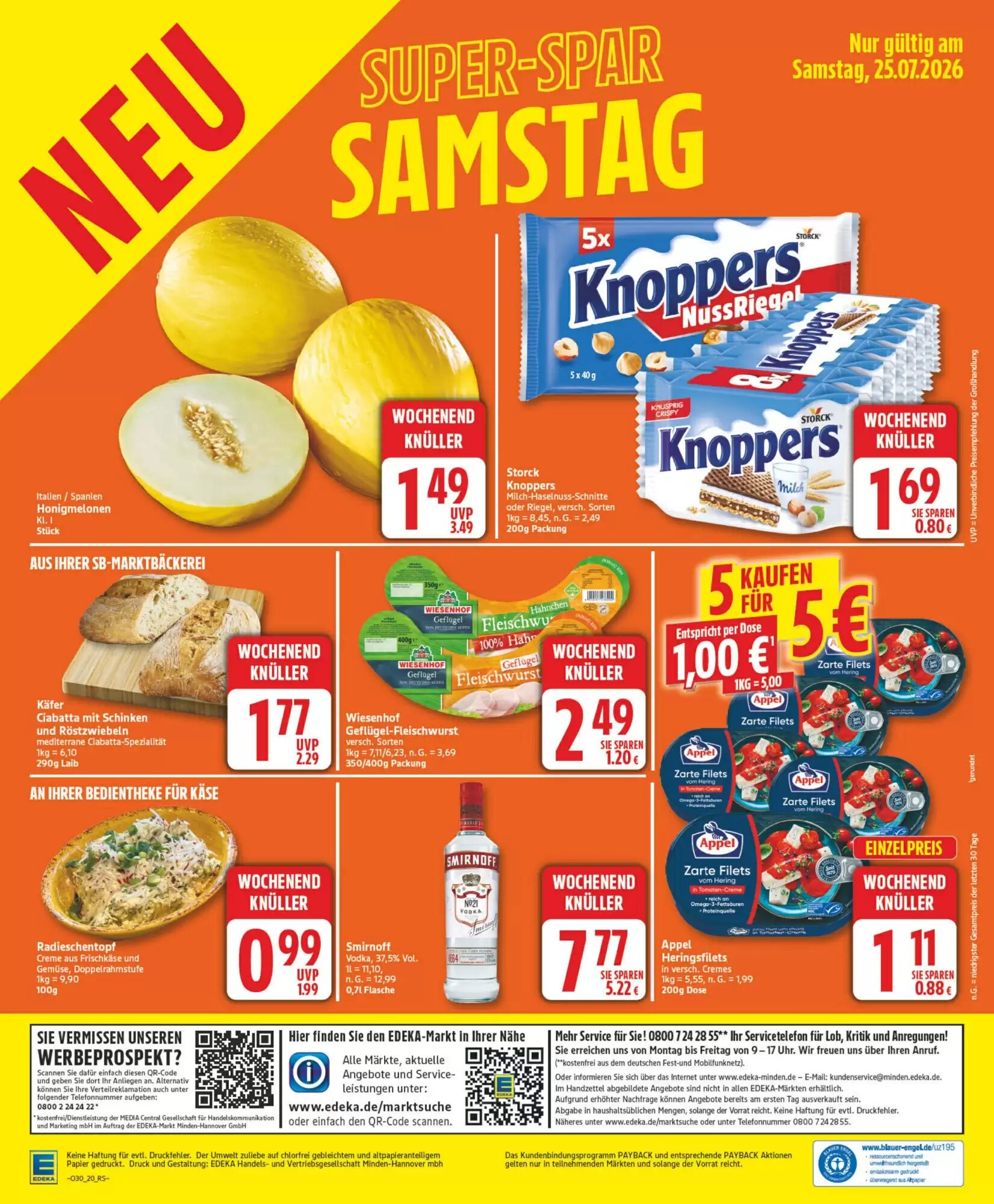 Edeka Aktiv Markt Prospekt (ab 20.07.2026) zum Blättern - Seite 24