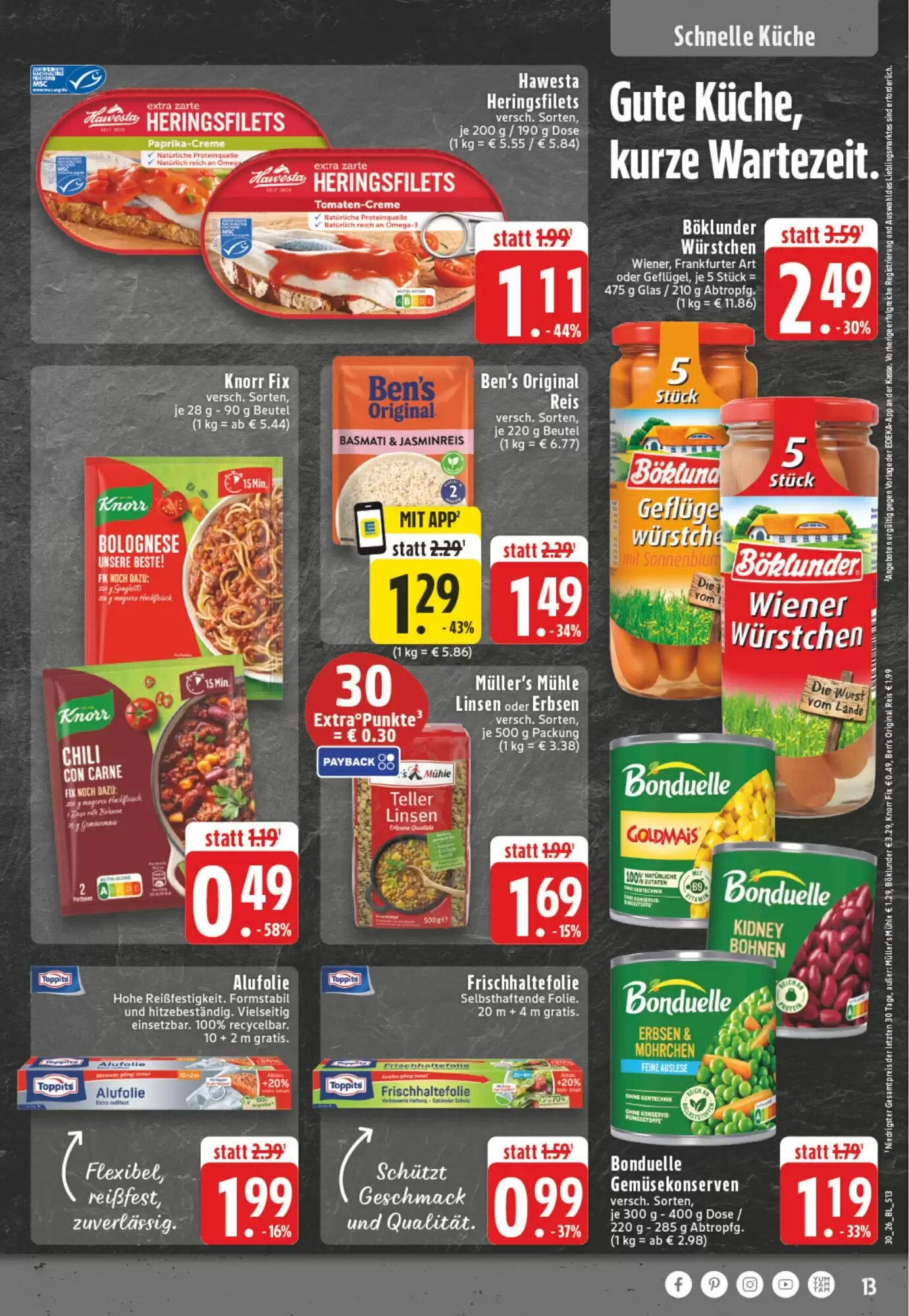 EDEKA Stralsund Prospekt (ab 20.07.2026) zum Blättern - Seite 13