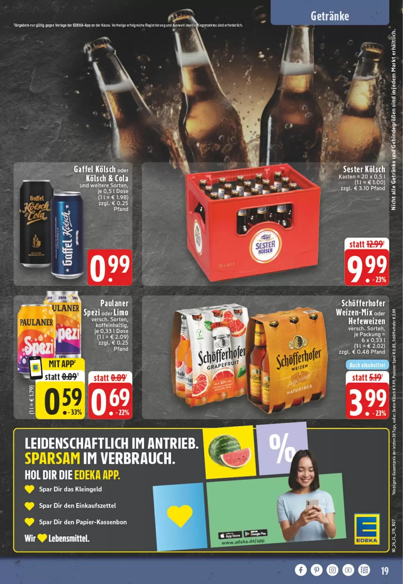 EDEKA Stralsund Prospekt (ab 20.07.2026) zum Blättern - Seite 19