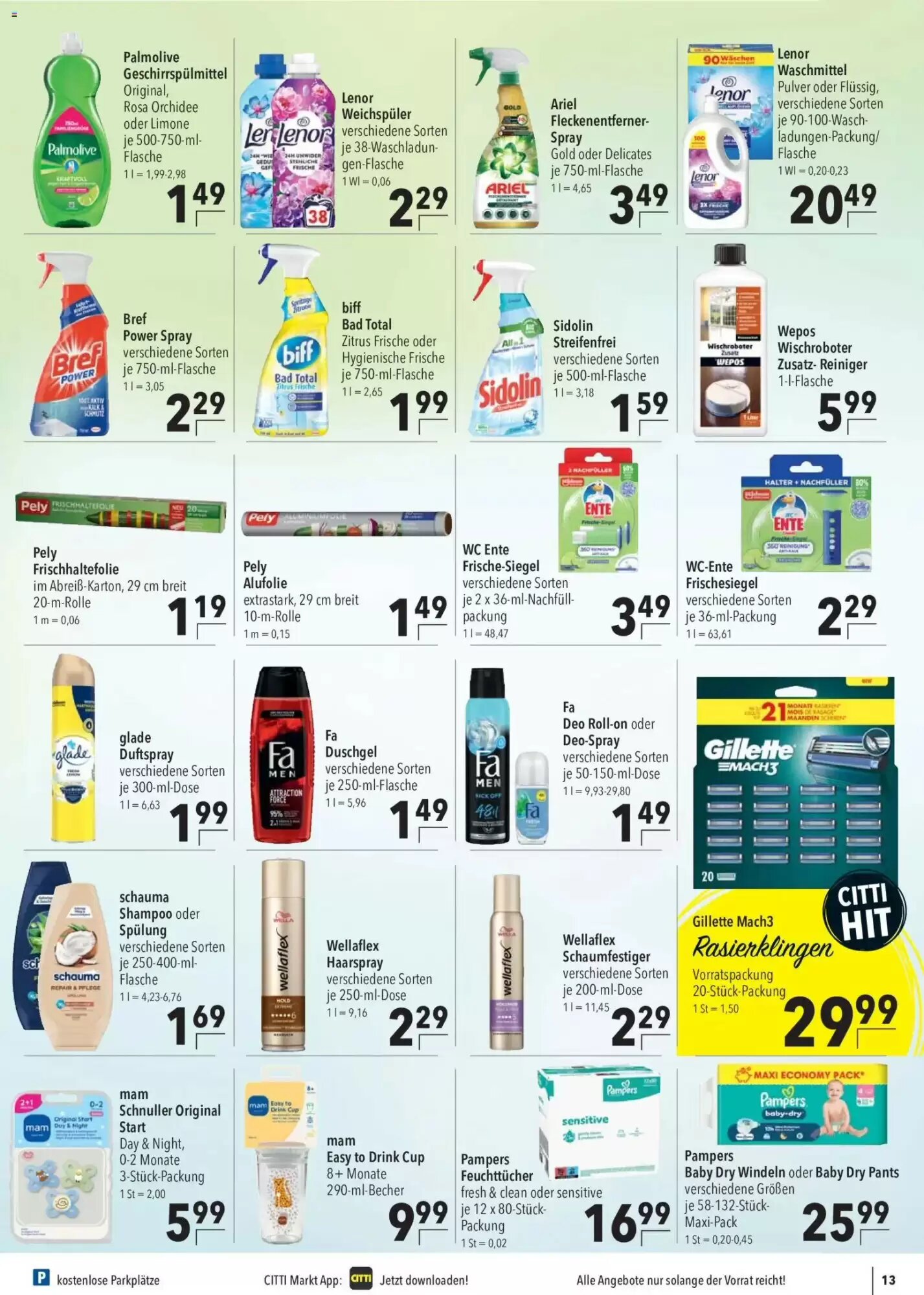 CITTI Markt Prospekt (ab 22.07.2026) zum Blättern - Seite 15