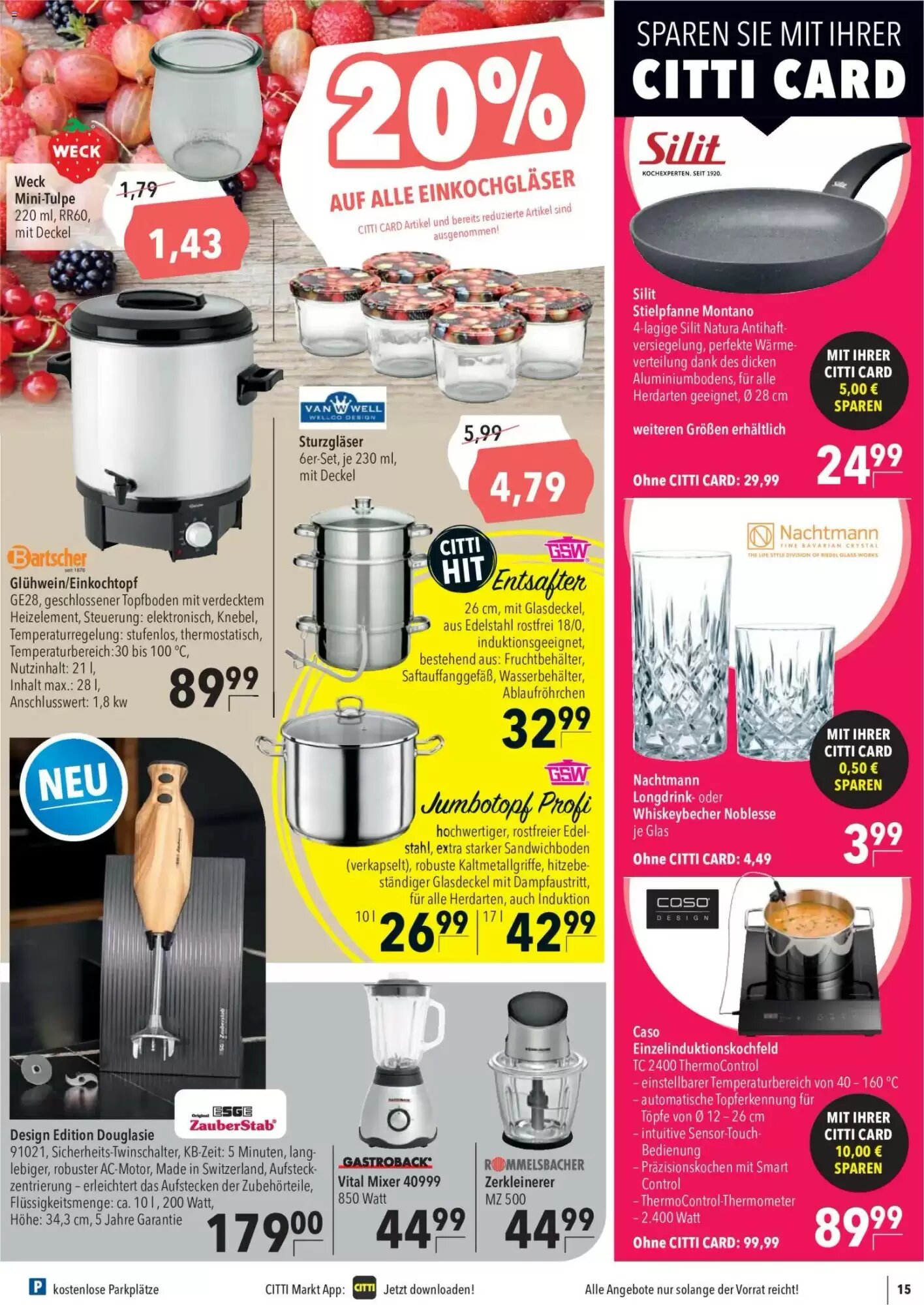 CITTI Markt Prospekt (ab 22.07.2026) zum Blättern - Seite 17