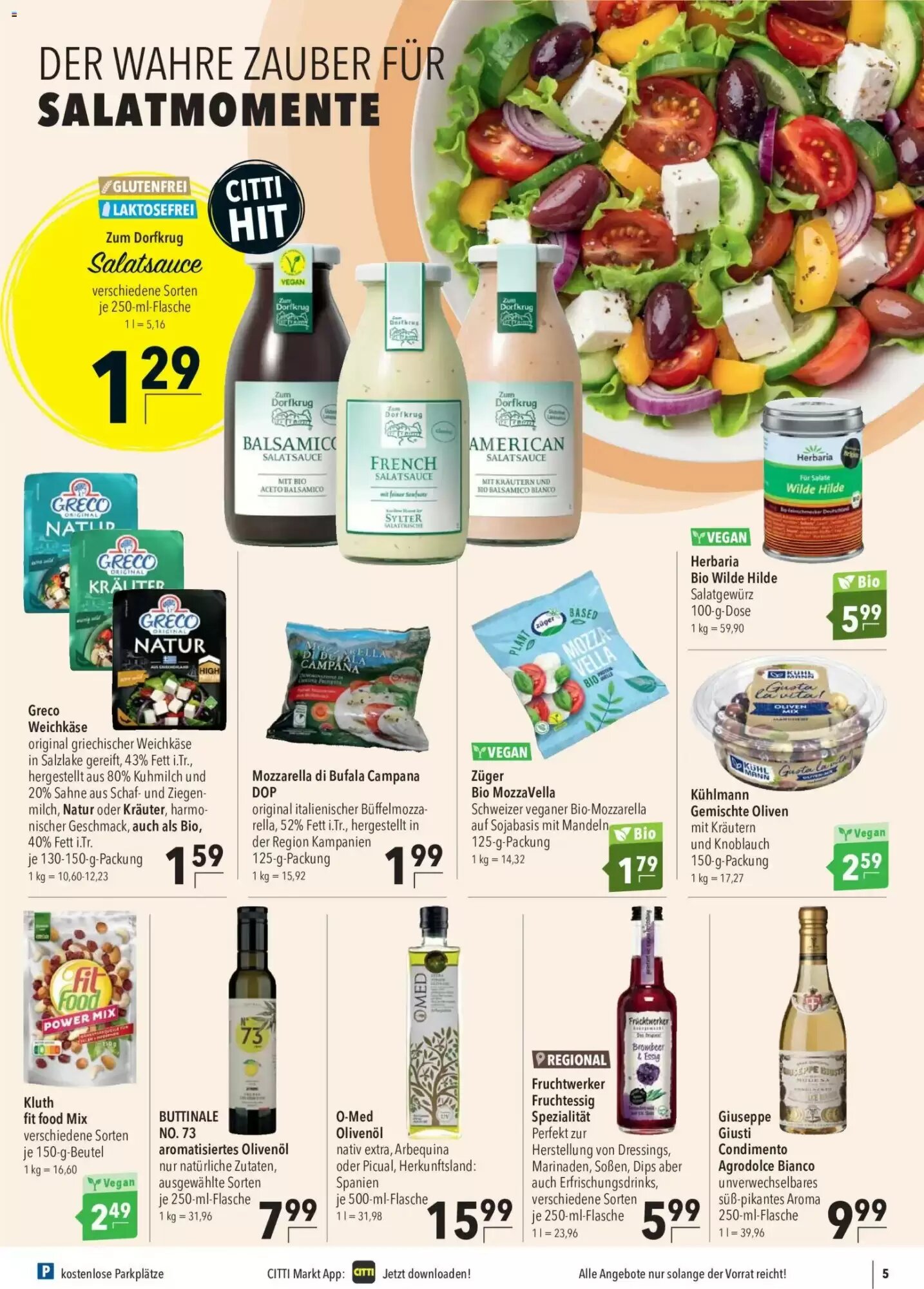 CITTI Markt Prospekt (ab 22.07.2026) zum Blättern - Seite 5