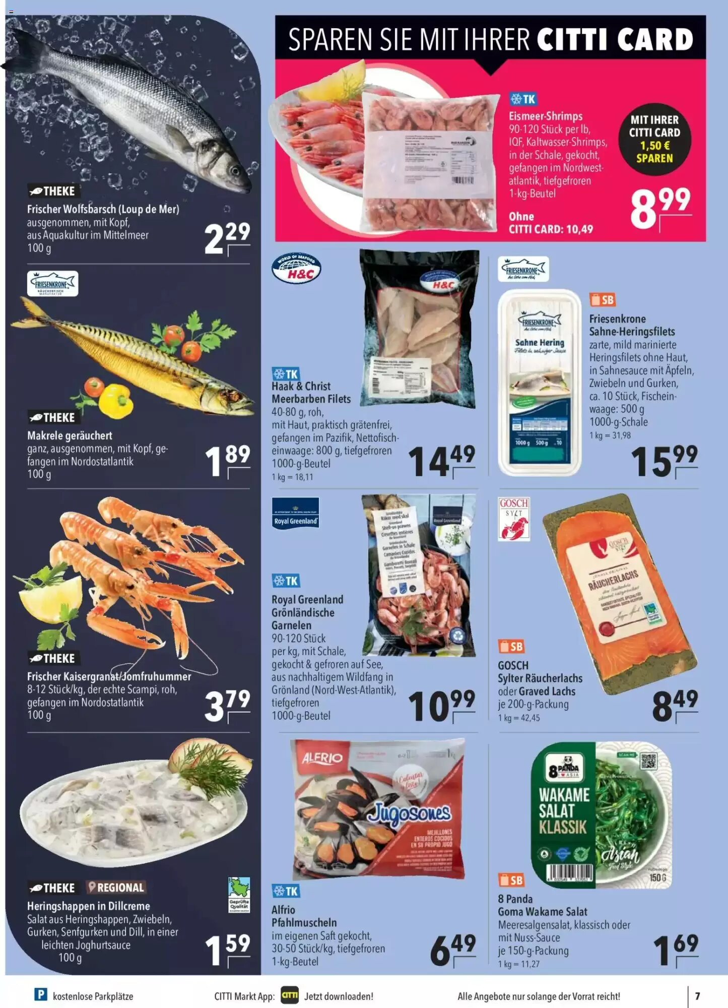 CITTI Markt Prospekt (ab 22.07.2026) zum Blättern - Seite 7
