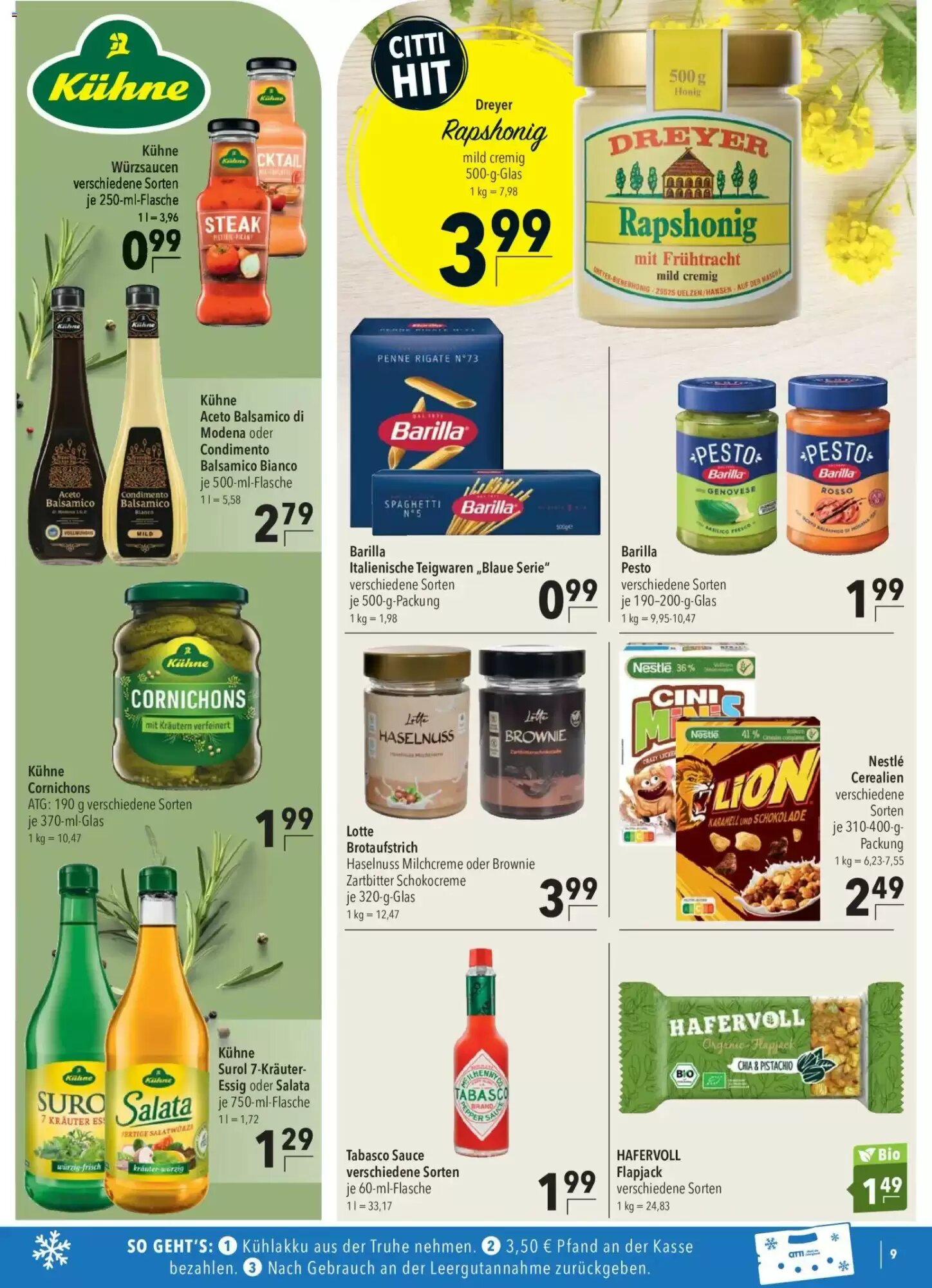 CITTI Markt Prospekt (ab 22.07.2026) zum Blättern - Seite 9