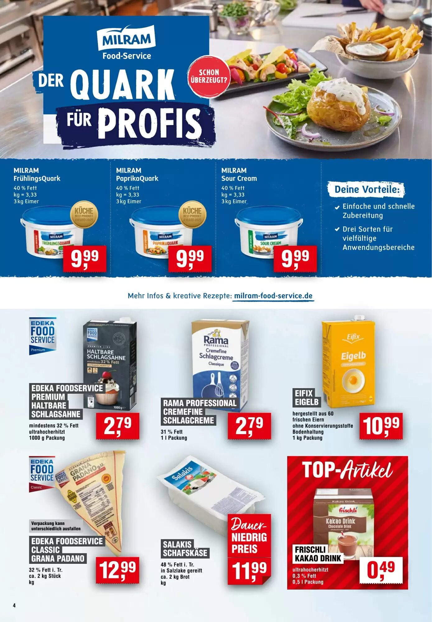 EDEKA Foodservice Prospekt (ab 23.07.2026) zum Blättern - Seite 4
