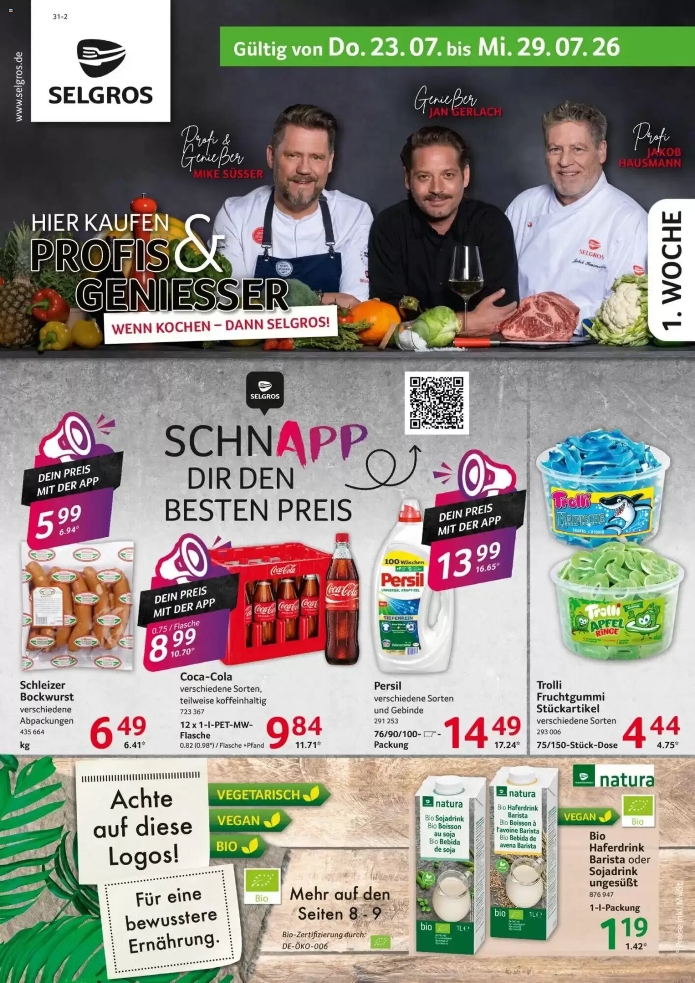 Selgros Prospekt (ab 23.07.2026) zum Blättern - Seite 1