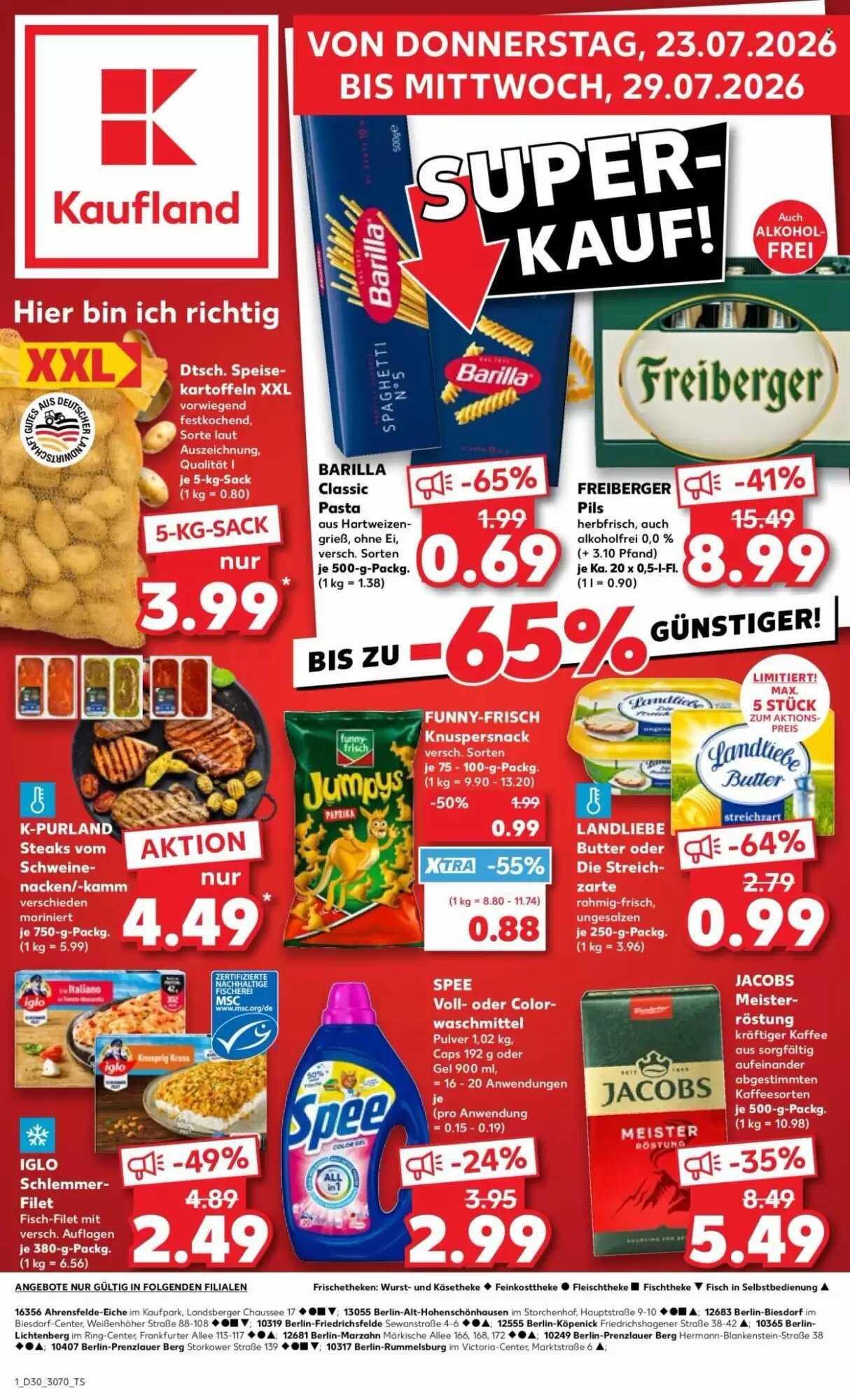 Kaufland Prospekt (ab 23.07.2026) zum Blättern - Seite 1