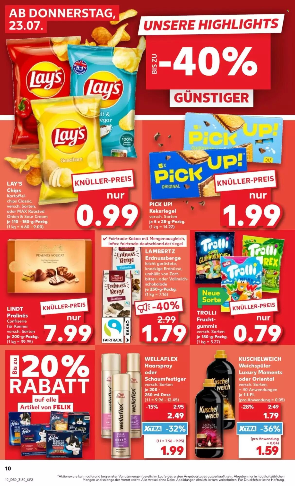 Kaufland Prospekt (ab 23.07.2026) zum Blättern - Seite 10