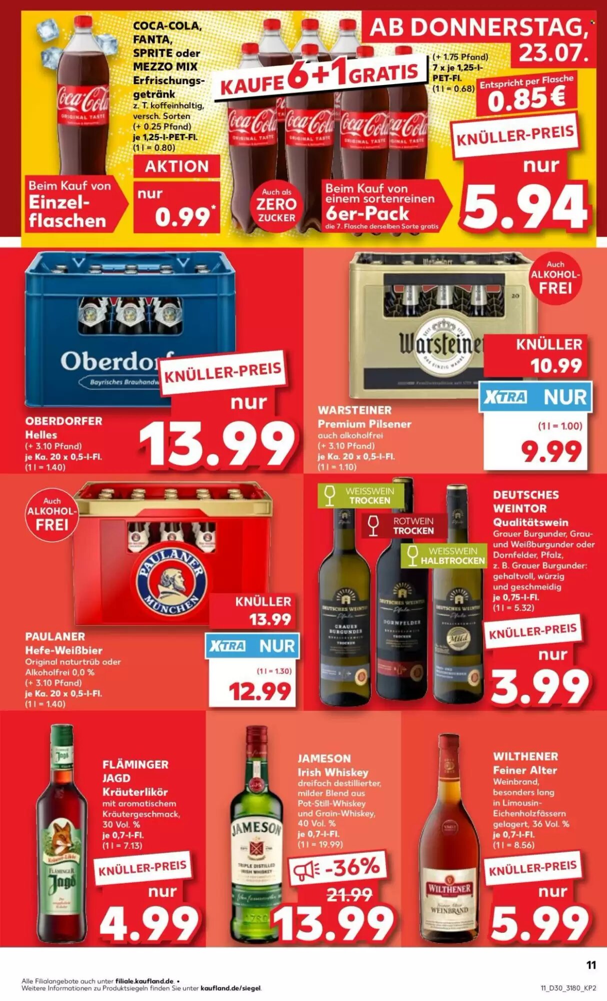 Kaufland Prospekt (ab 23.07.2026) zum Blättern - Seite 11