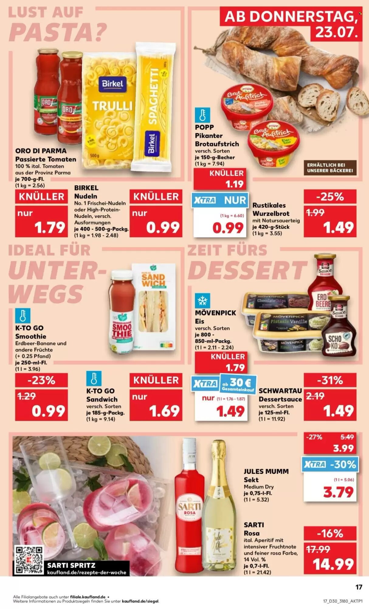 Kaufland Prospekt (ab 23.07.2026) zum Blättern - Seite 17