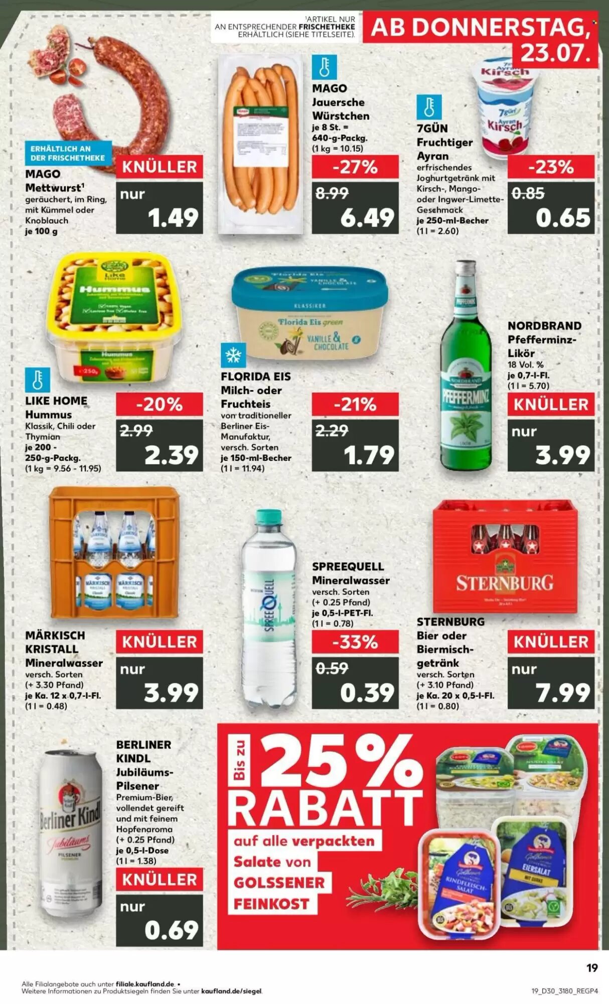 Kaufland Prospekt (ab 23.07.2026) zum Blättern - Seite 19