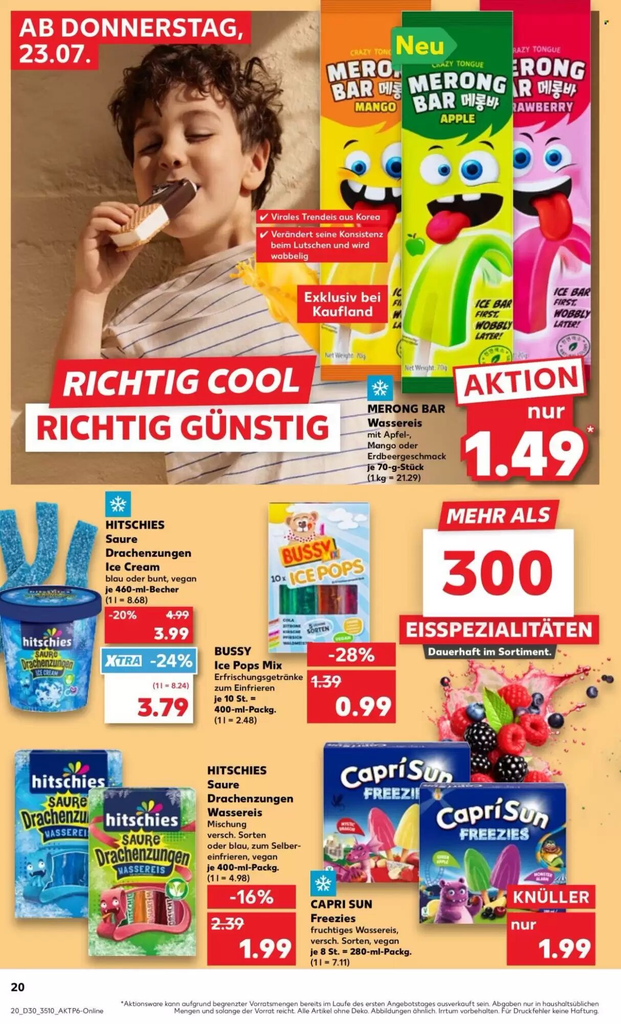 Kaufland Prospekt (ab 23.07.2026) zum Blättern - Seite 20
