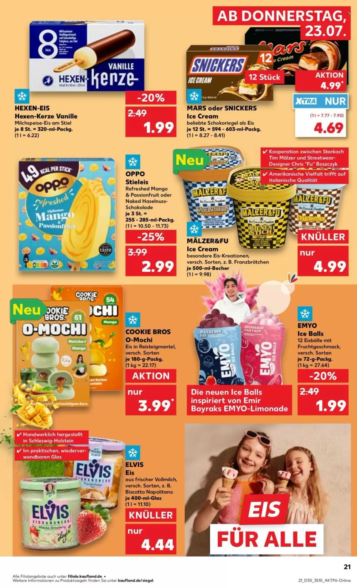 Kaufland Prospekt (ab 23.07.2026) zum Blättern - Seite 21
