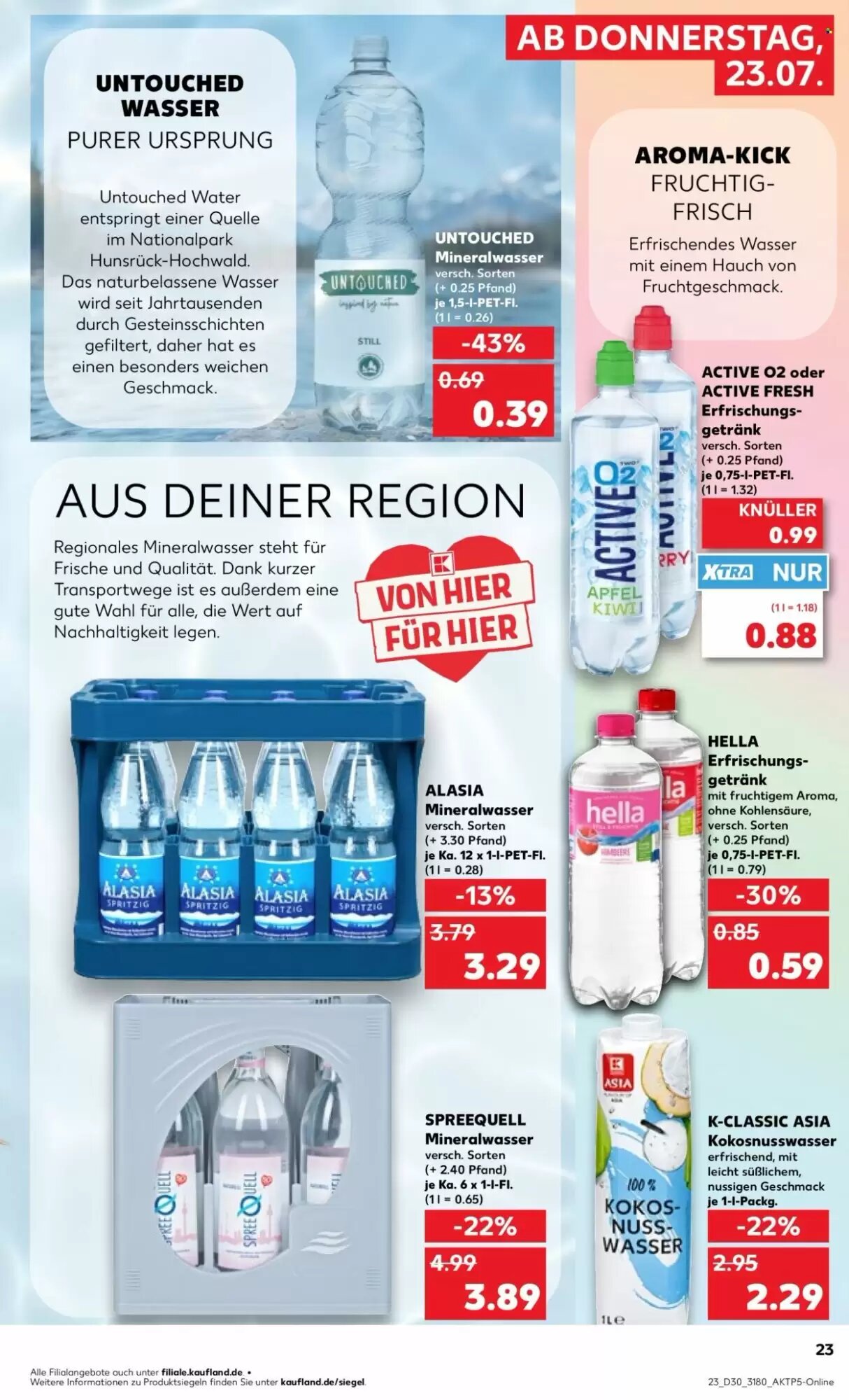 Kaufland Prospekt (ab 23.07.2026) zum Blättern - Seite 23