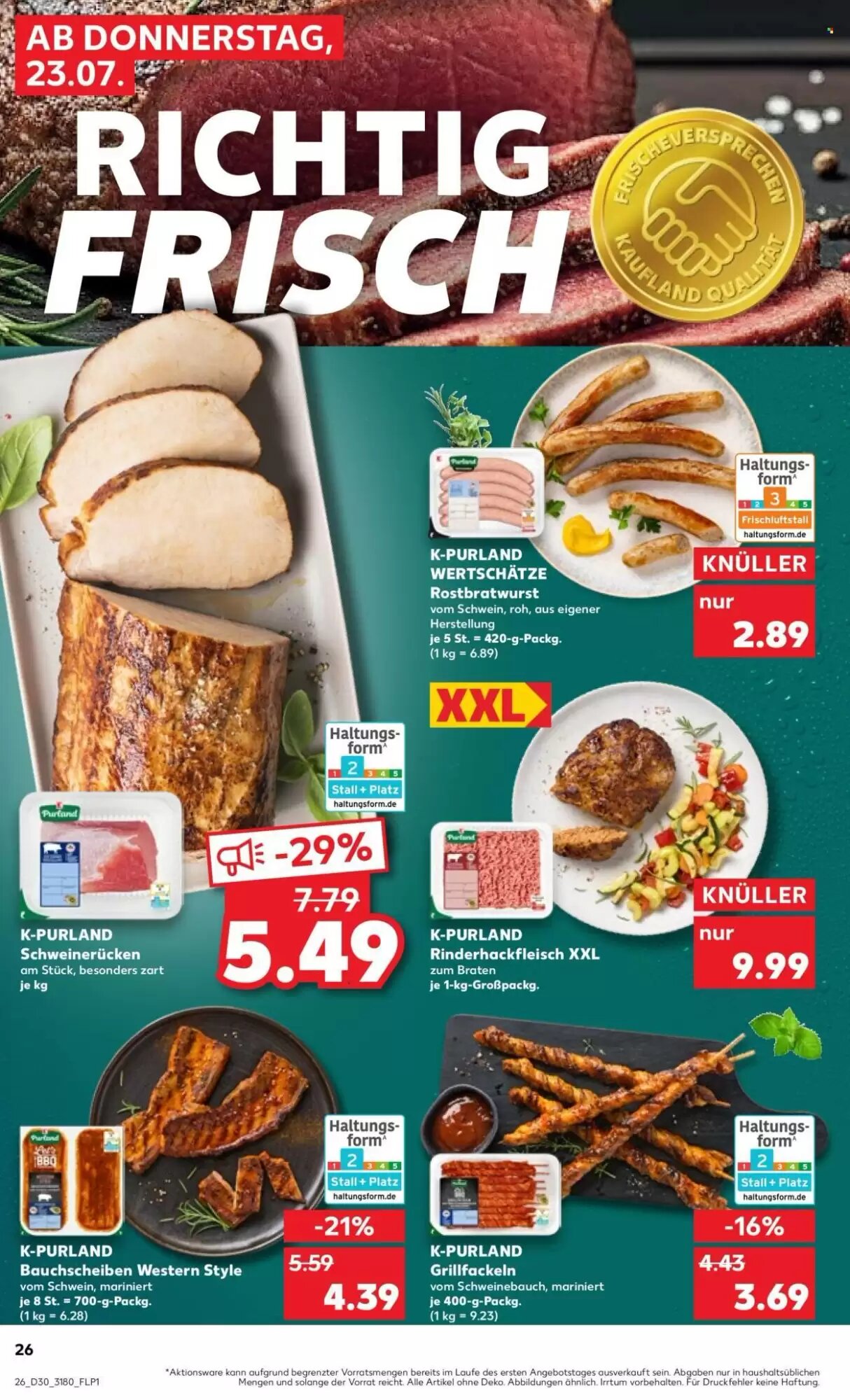 Kaufland Prospekt (ab 23.07.2026) zum Blättern - Seite 26